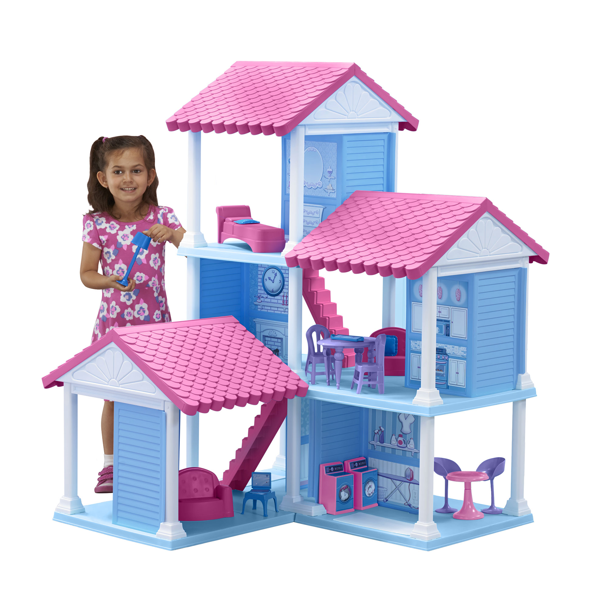 vintage plastic doll house