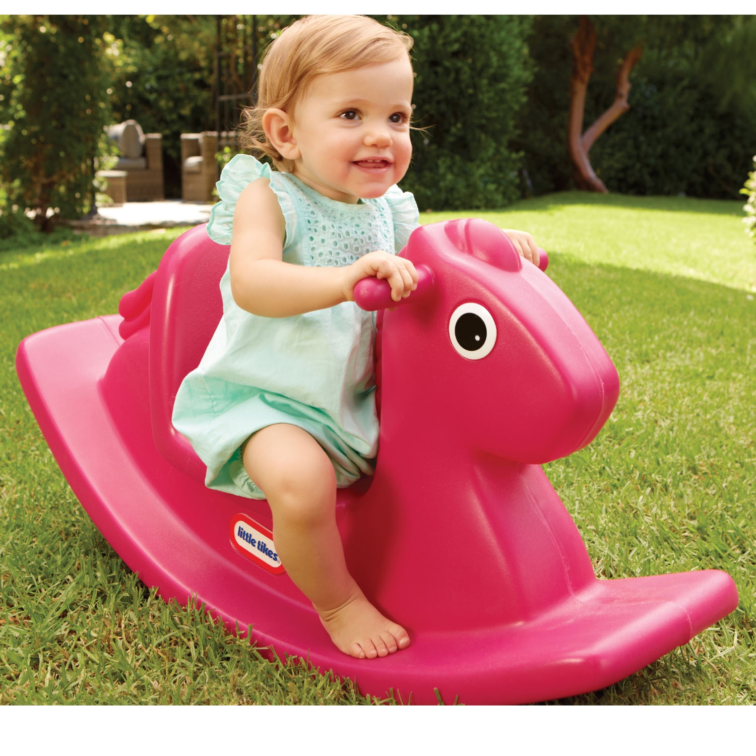 Little Tikes 619854 Toddler Kids Ride On Plastic Rocking Horse Toy