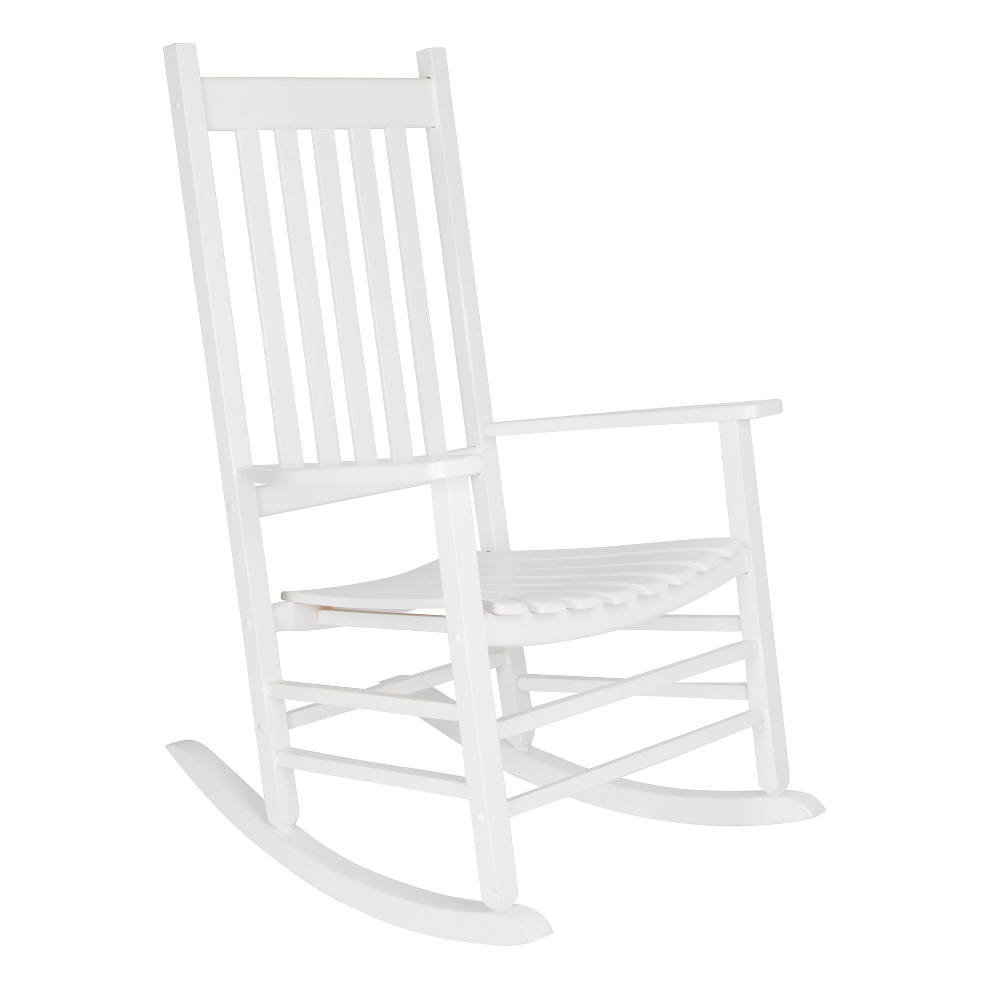 Shine Company Vermont Hardwood Porch Patio Furniture Rocker Chair, White (Used) eBay