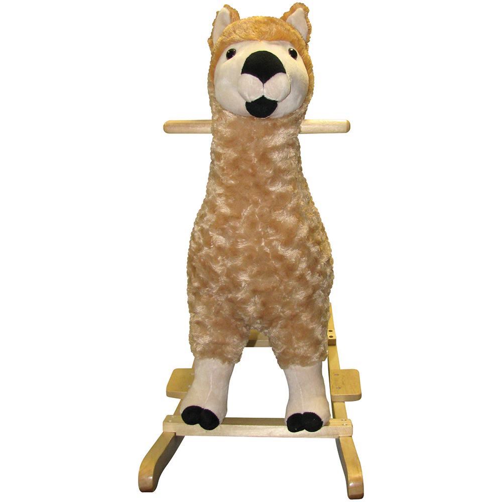 pottery barn llama rocker