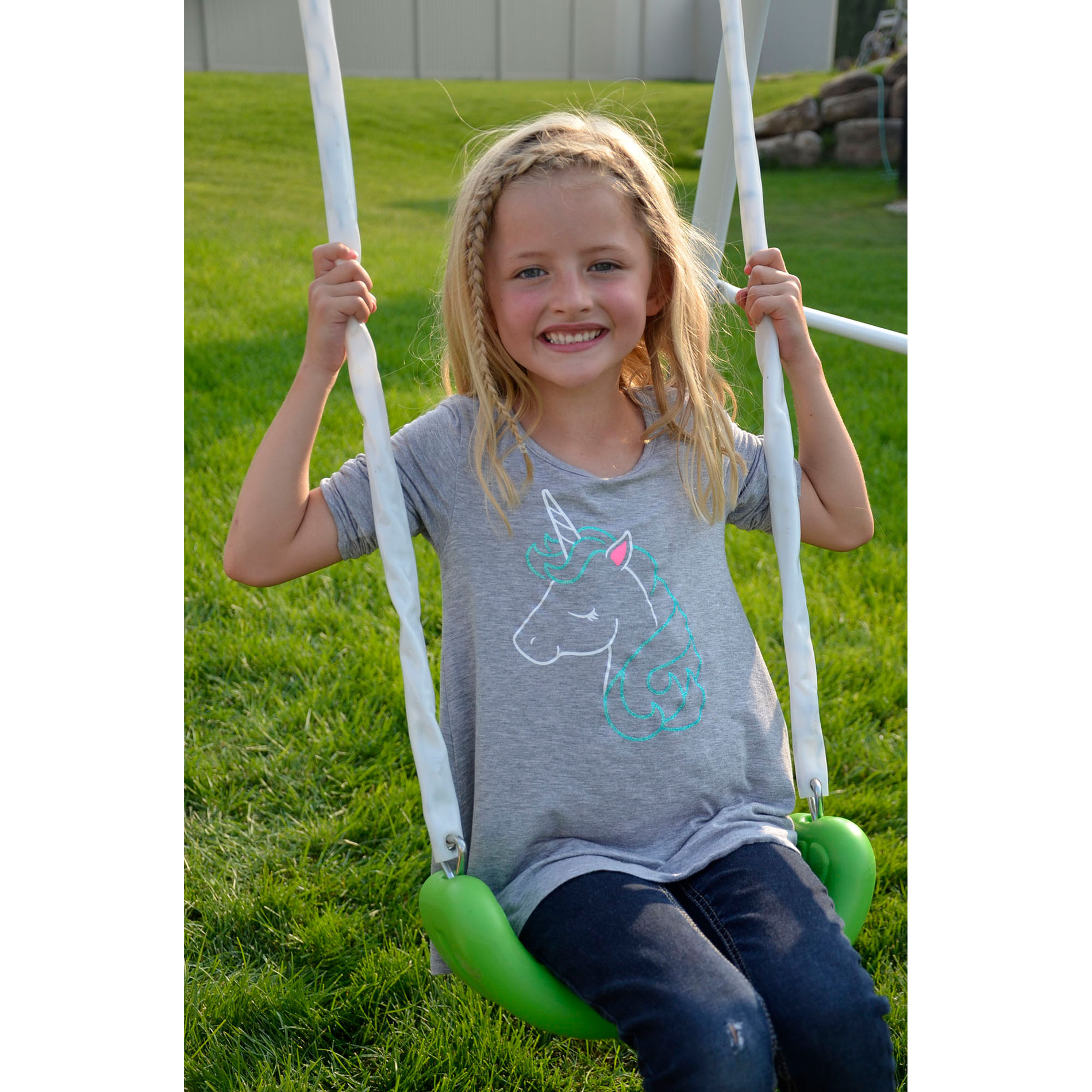 sportspower swing and slide set