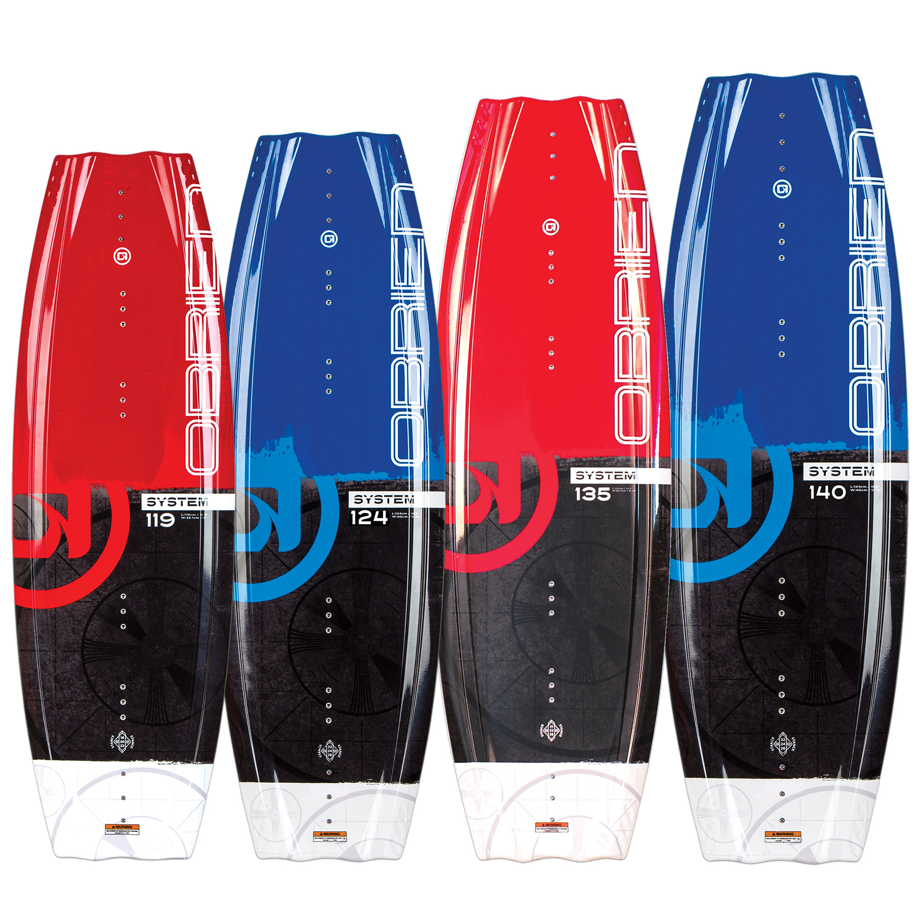 O'brien Clutch Wakeboard Bindings Size Chart