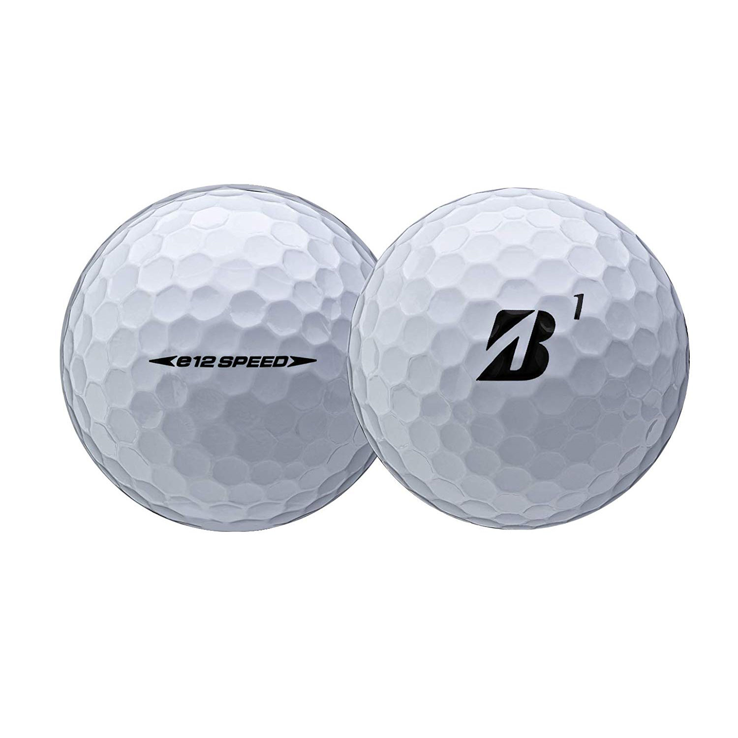 Bridgestone Golf Series e12 Speed 3Piece Distance Golf Balls, White (1