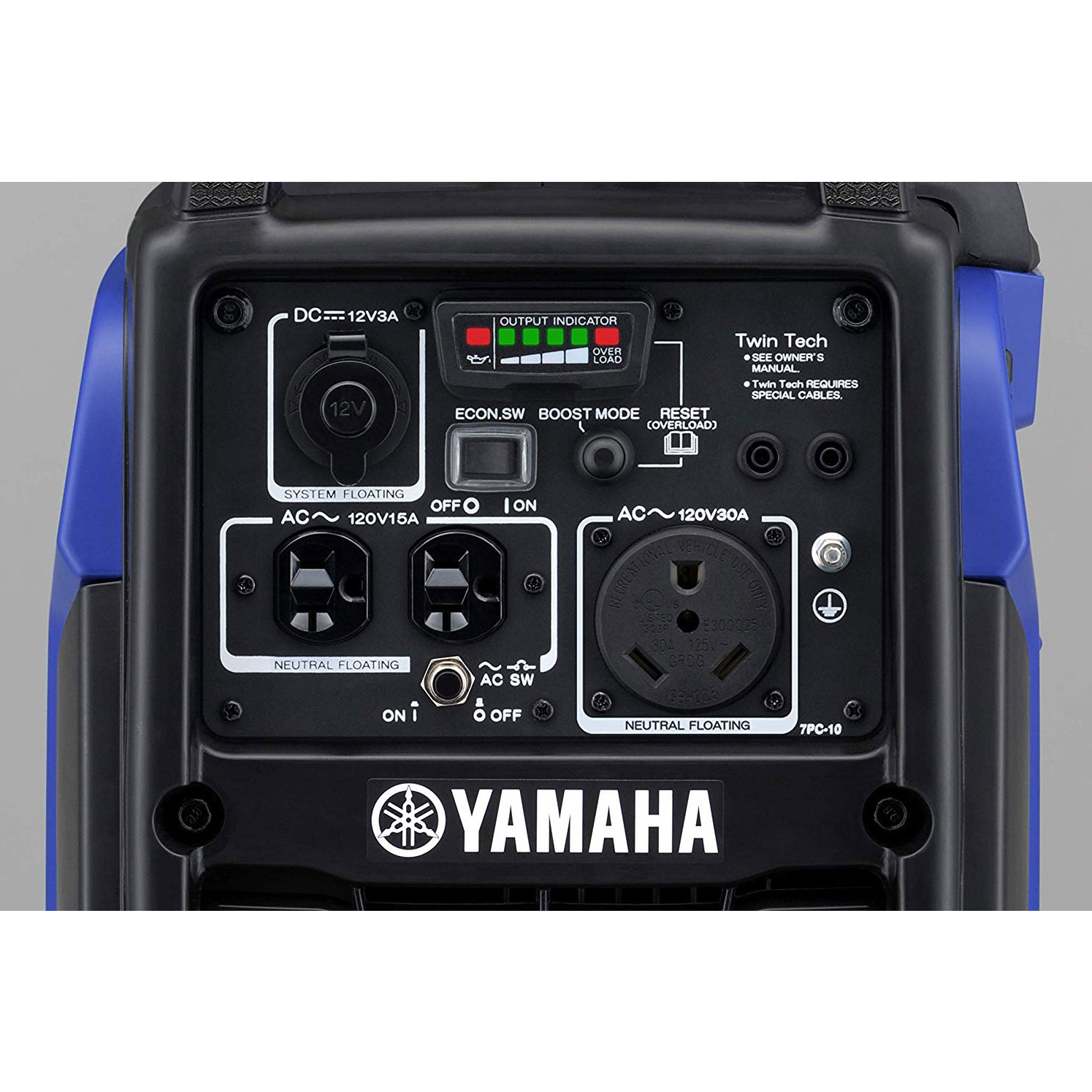 Yamaha 2200W 120Volt Portable Super Quiet Inverter Generator, Blue (Open Box) 810856030317 eBay