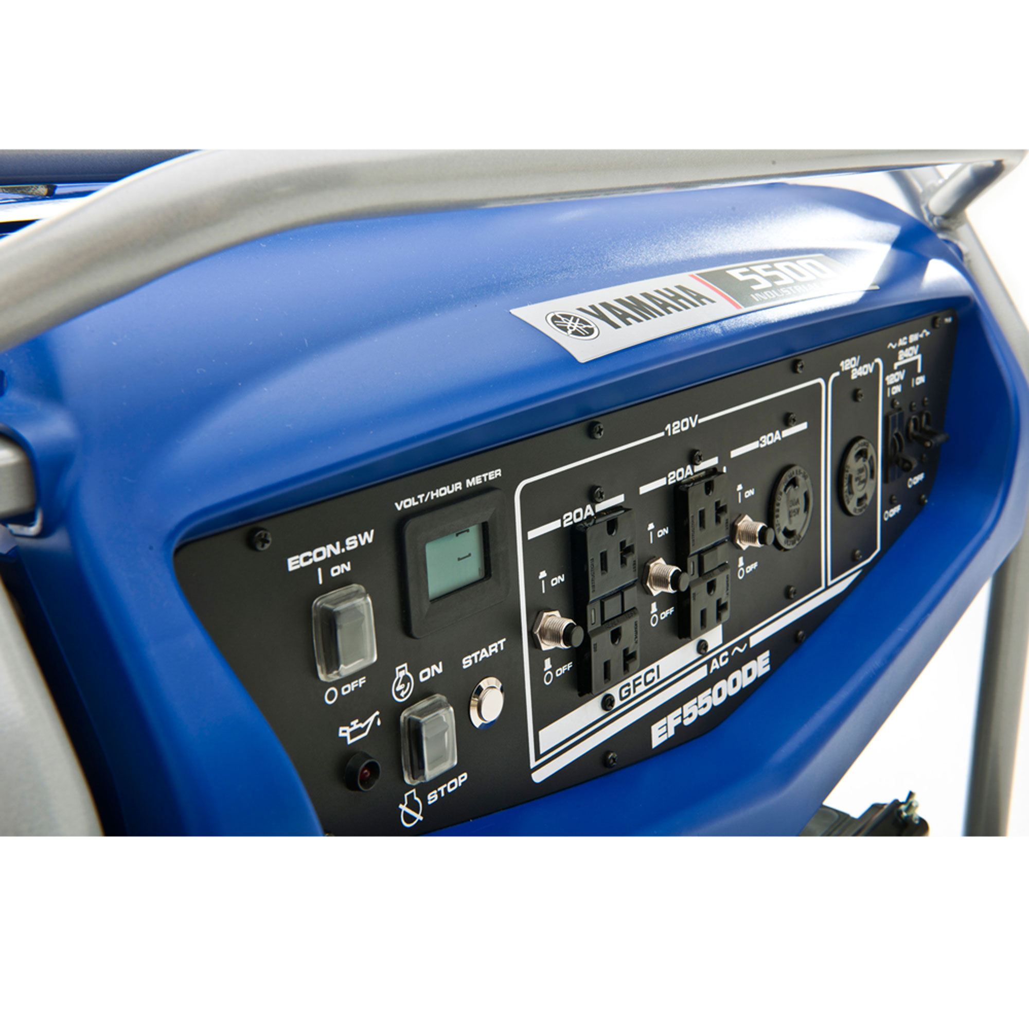 Yamaha EF5500D 5500 Watt Portable Electric Start Dual Voltage Gasoline .