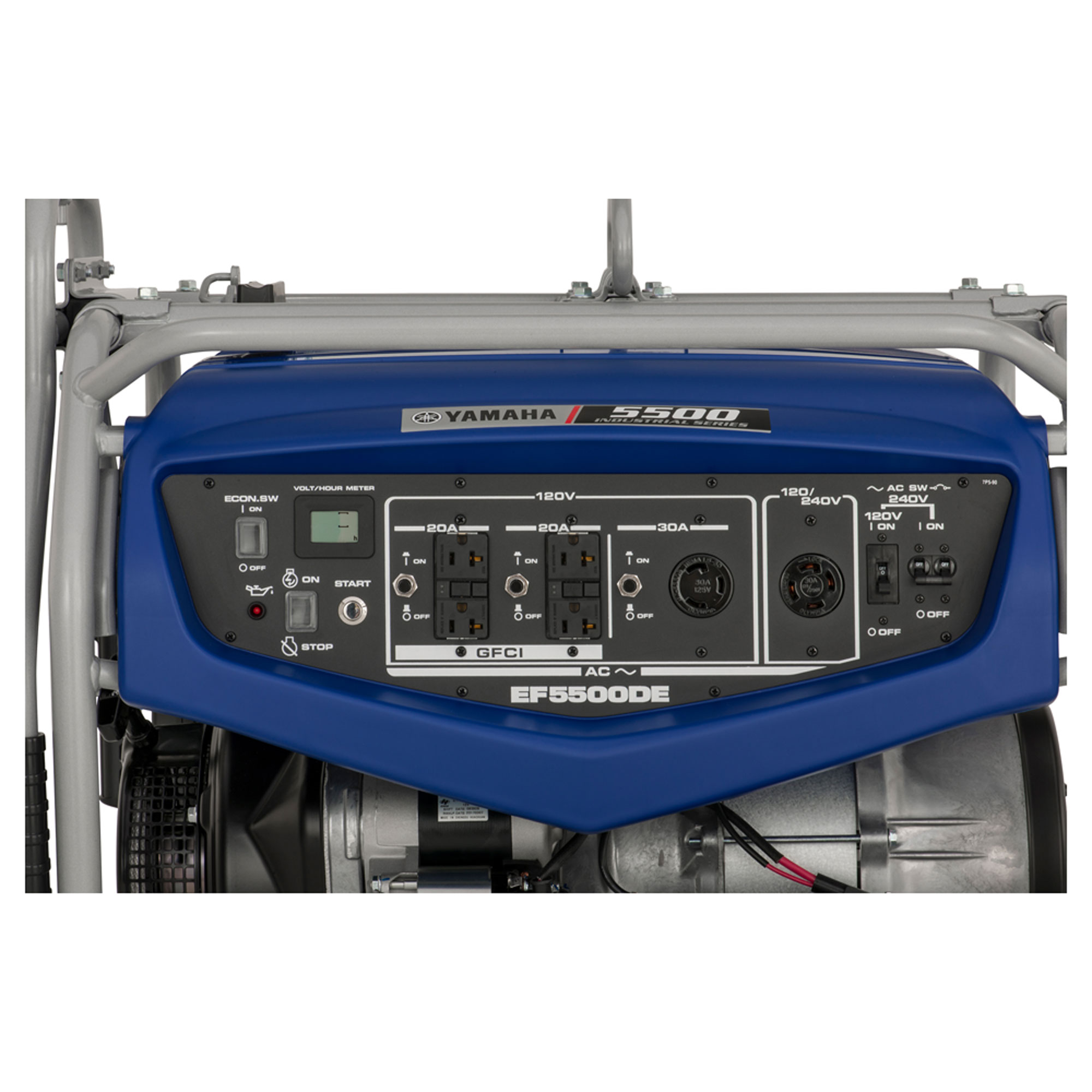 Yamaha EF5500D 5500 Watt Portable Electric Start Dual Voltage Gasoline .