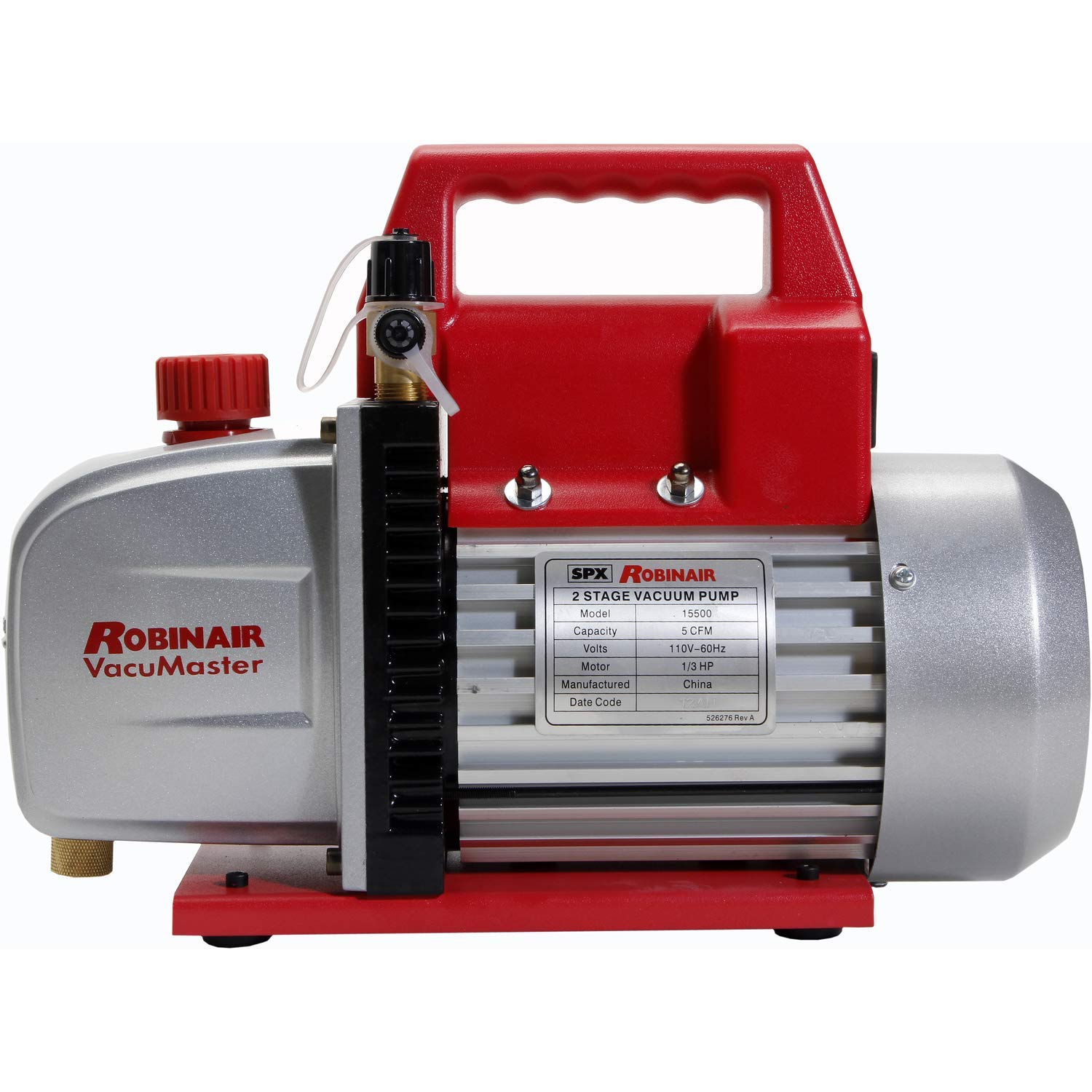 Robinair Heavy Duty 1/3 Horsepower Two Stage Motor Aluminum Vacuum Pump