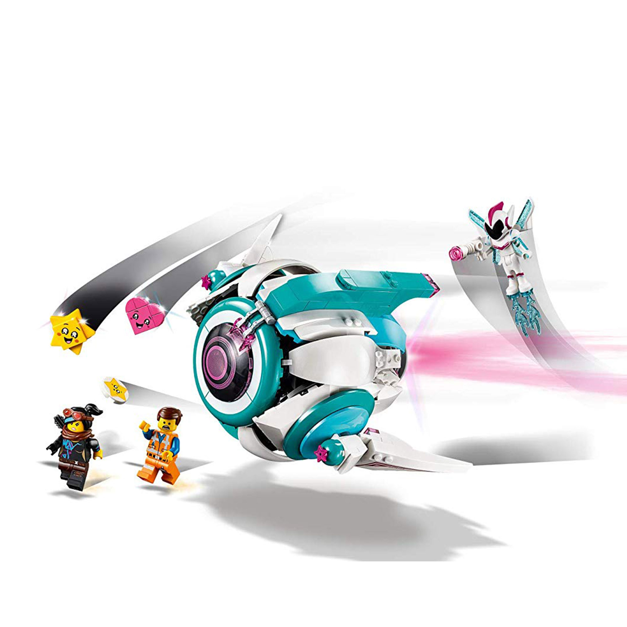 LEGO 70830 LEGO MOVIE 2 502 Piece Sweet Mayhem's Systar Starship ...