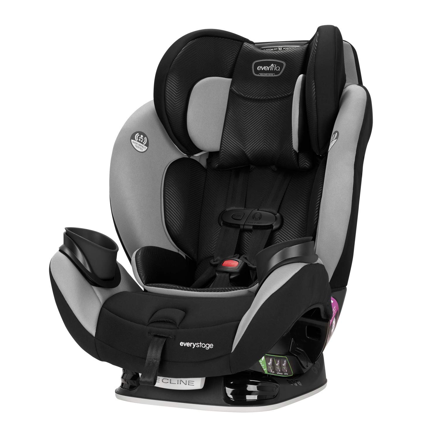 Details About Evenflo 39212238 Everystage Lx All In One Car Seat Kids 4 To 120 Pounds Gamma