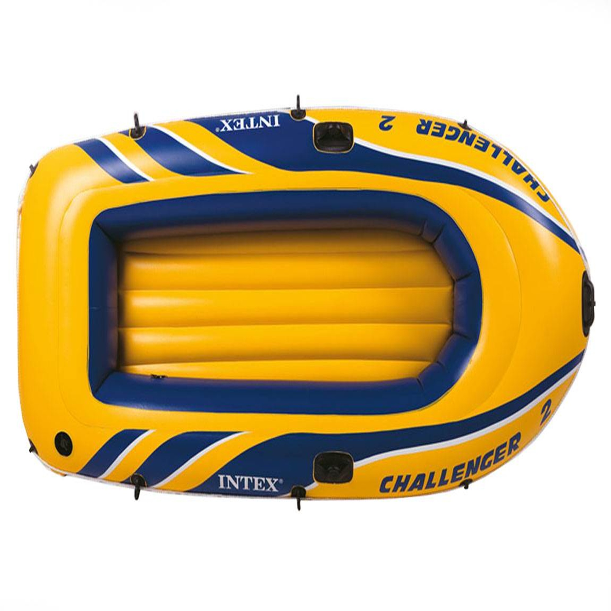 INTEX Challenger 2 Inflatable Boat Set with Air Pump & Oars (Open Box) (2 Pack) - Picture 8 of 10