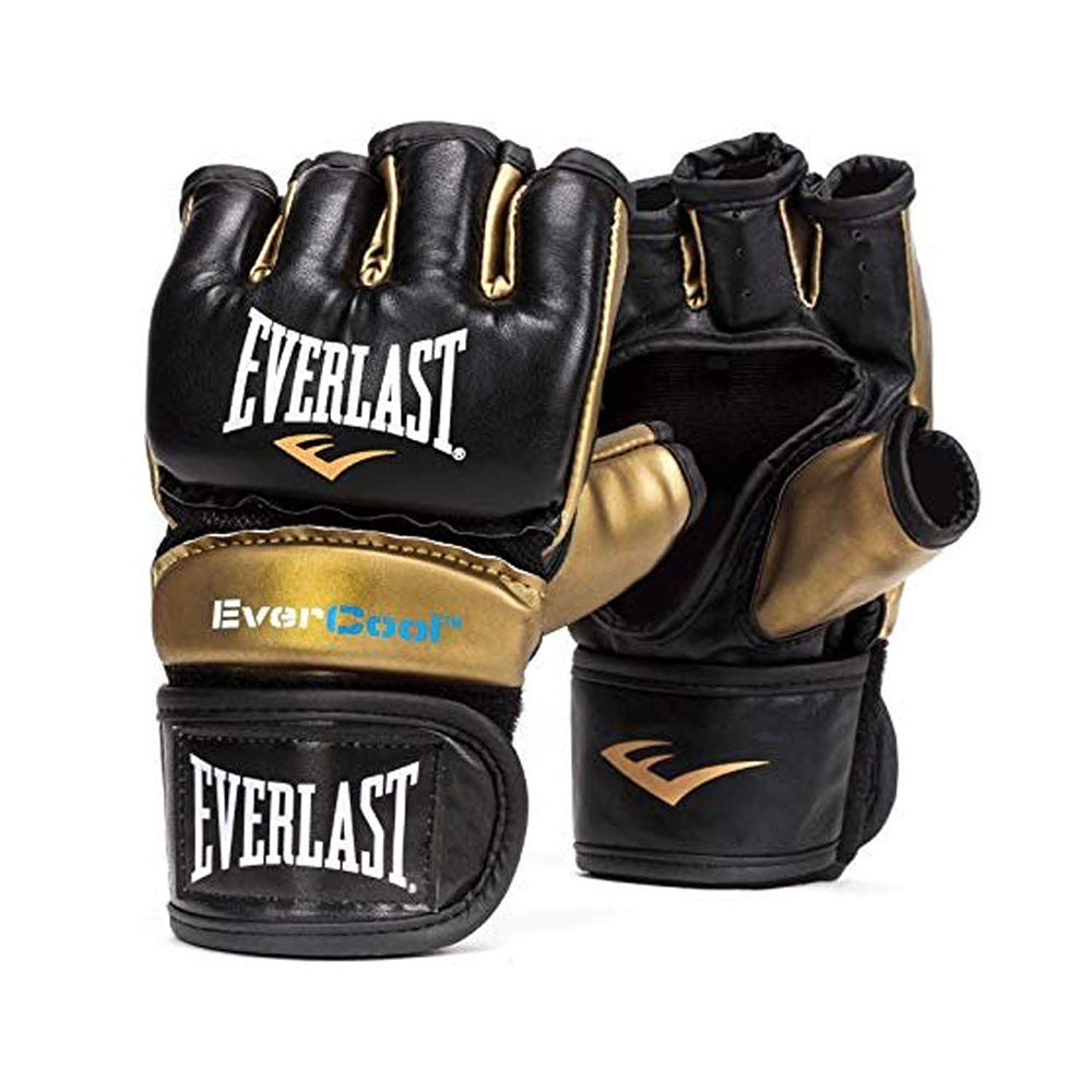 Everlast Everstrike M/L Light Bag MMA Grappling Training Gloves, Black and Gold 9283587550 | eBay