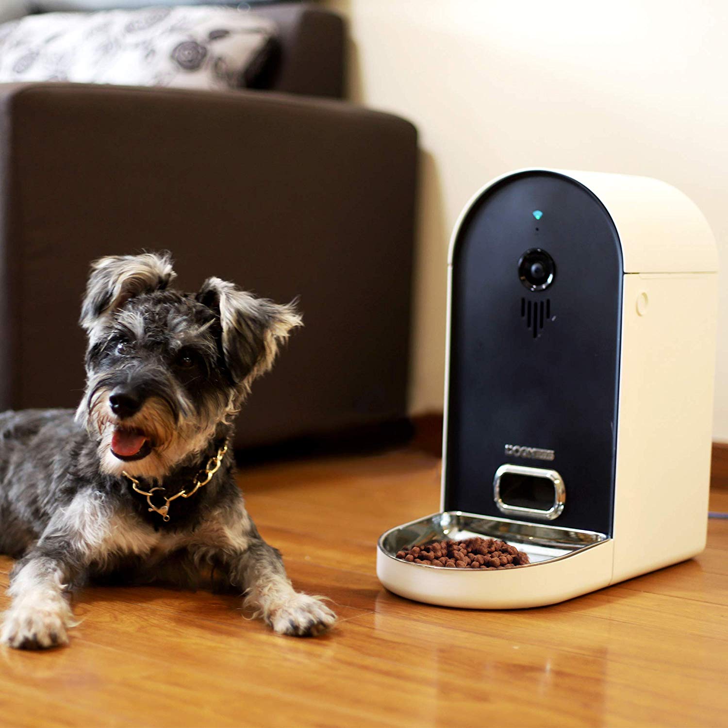 Dogness Smart Cam Feeder Automatic Pet Food Dispenser with HD Camera