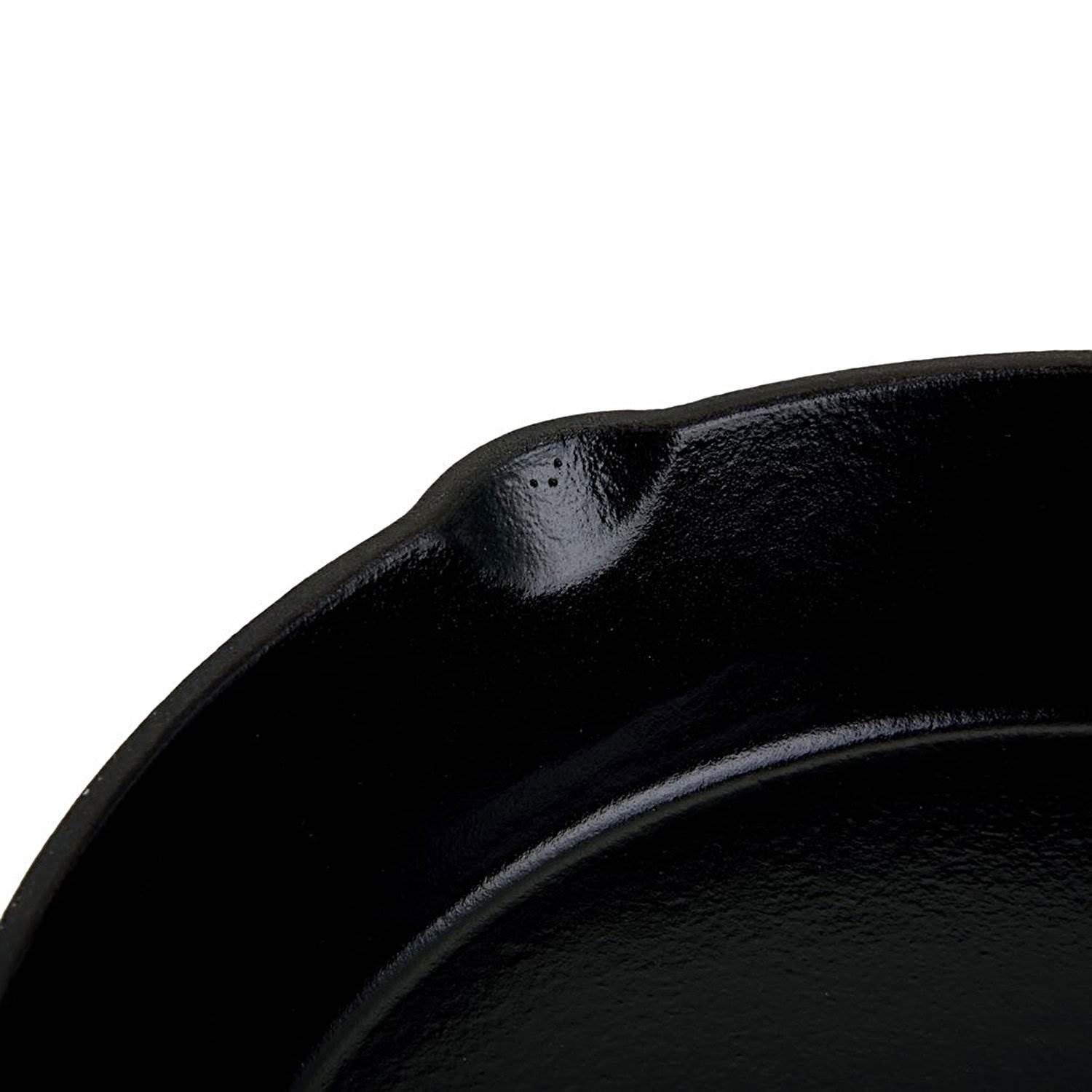 Hamilton Beach 12 Inch Enameled Coated Cast Iron Frying Pan, Blue ...