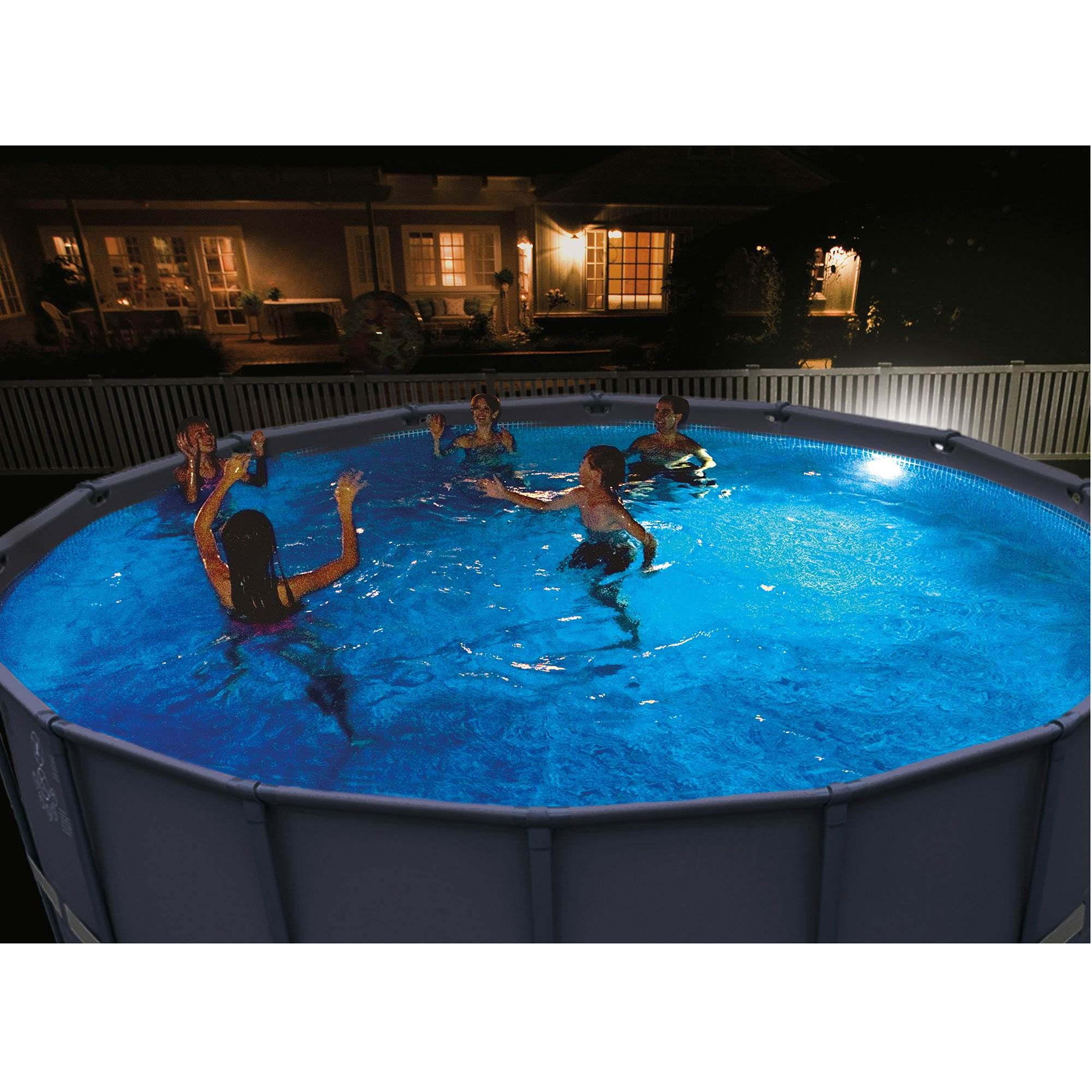 intex floating pool light