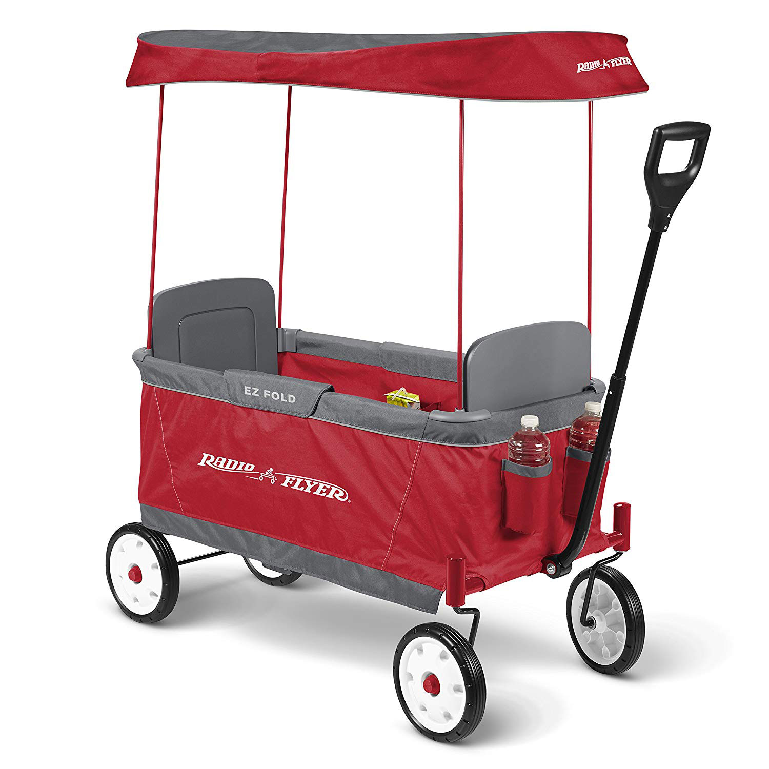 Radio Flyer 2 Passenger Ultimate EZ Folding Wagon for Children and