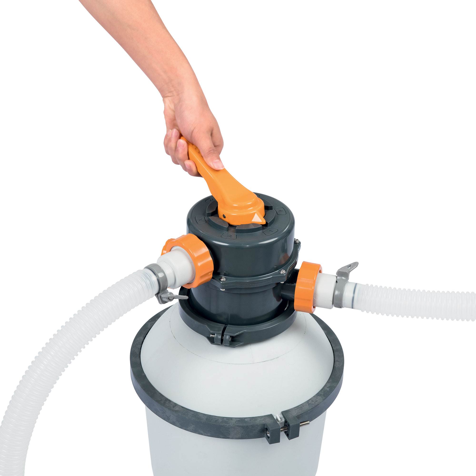 BestWay Flowclear 2000 Gallon Large Above Ground Pool Sand