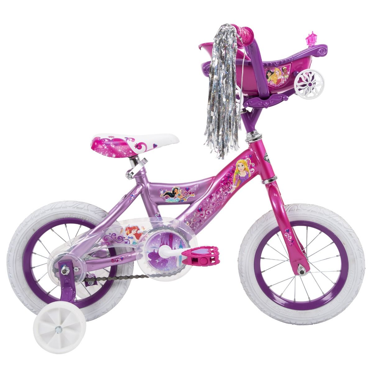 Huffy 12Inch Disney Princess Bike with Training Wheels for Ages 3 to 5