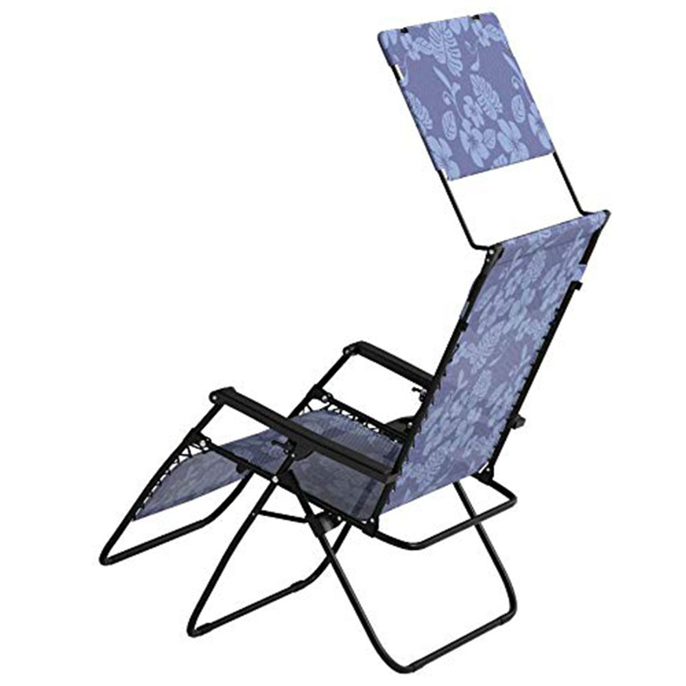 Bliss Hammocks 33 Inch Reclining Zero Gravity Chair With Canopy