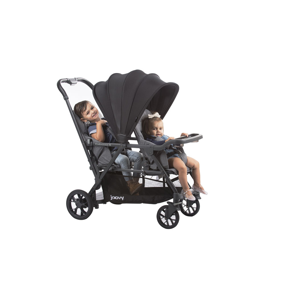 Joovy Caboose S Too Sit and Stand Double Stroller for 3 Months and Up