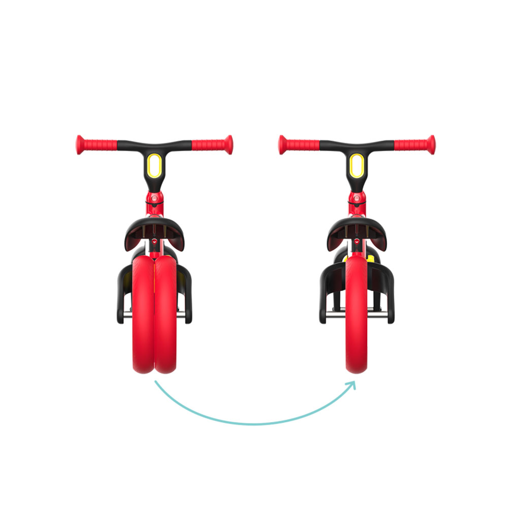 Yvolution Y Velo Dual Rear Wheel Safe Junior Toddler Balance Bike (For