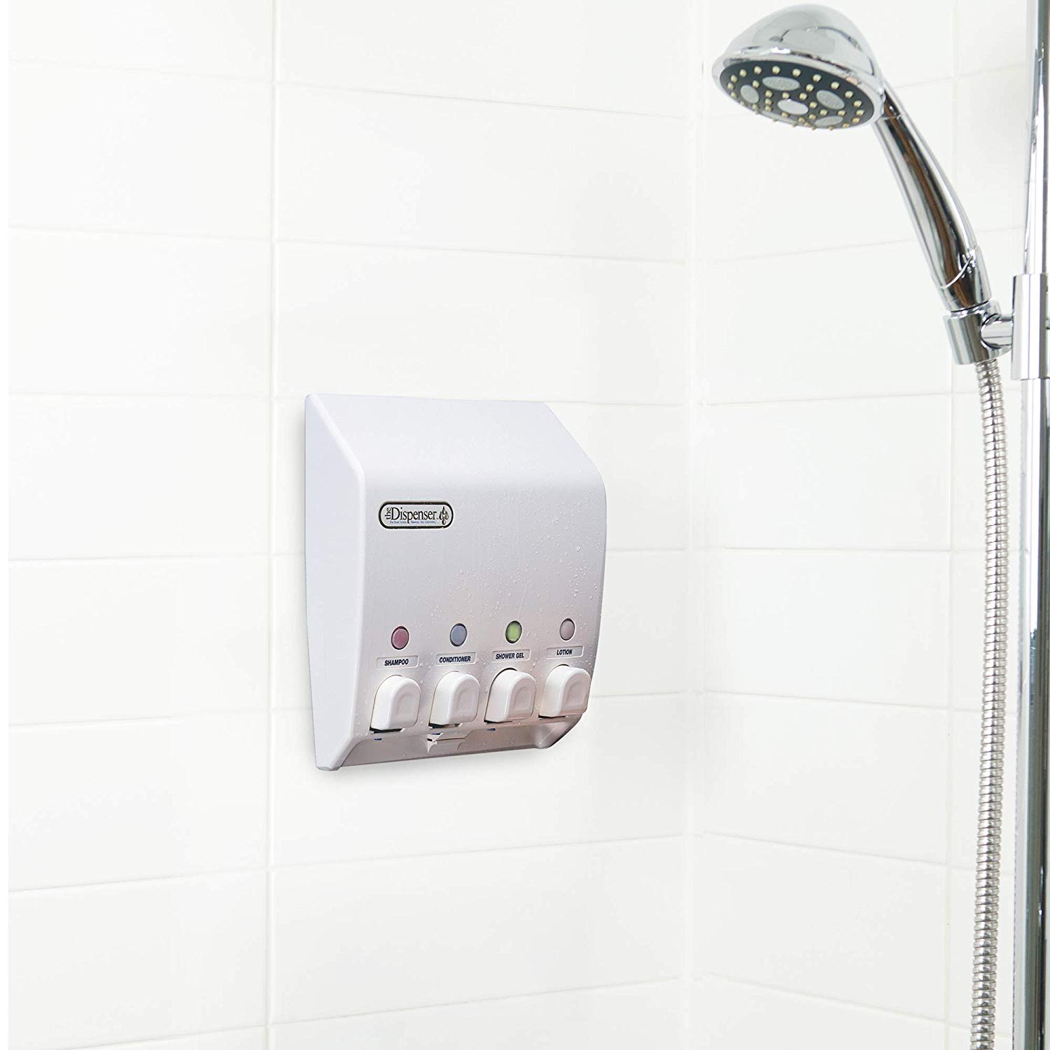 Better Living Products Classic 4 Chamber Shower Organizer Dispenser