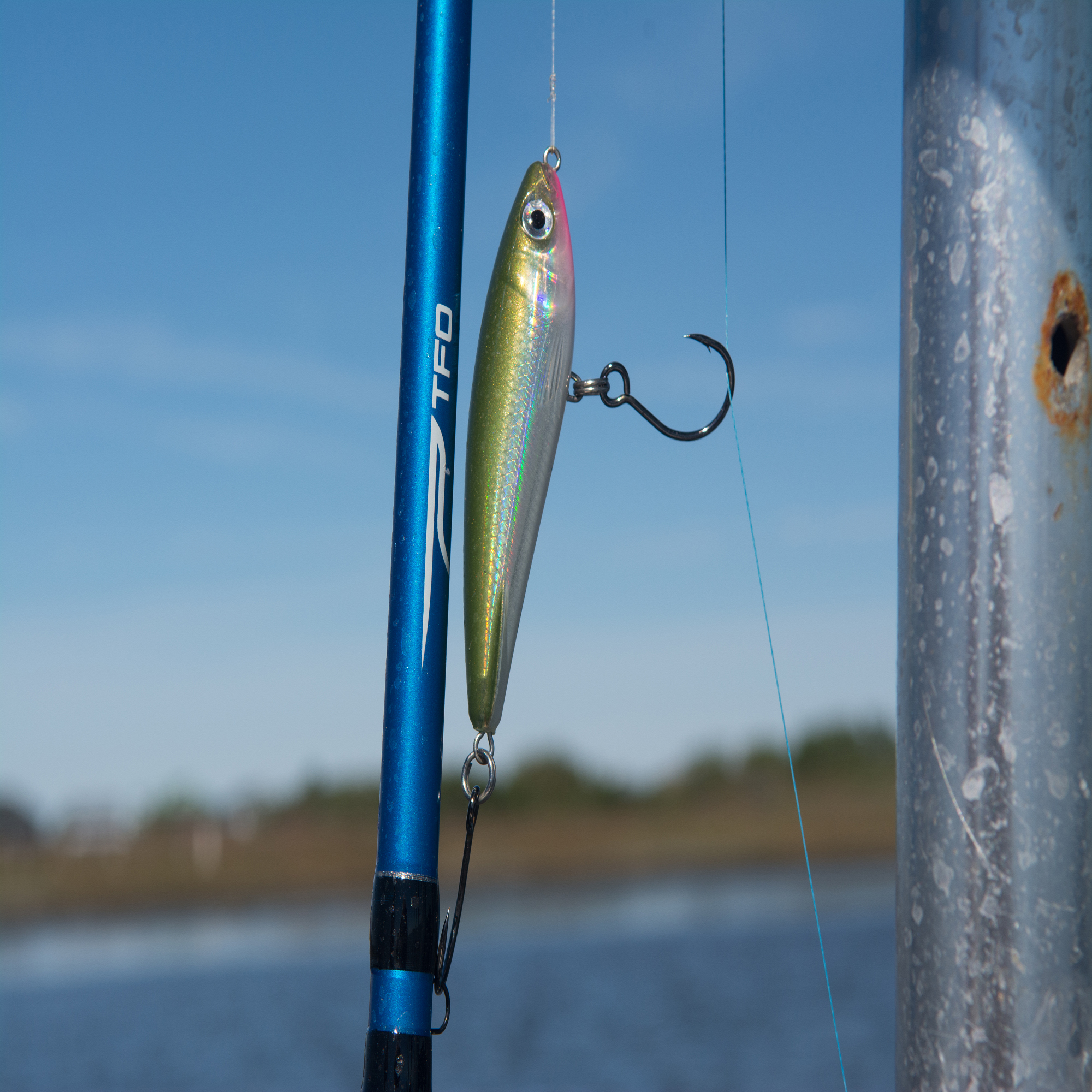 TFO 7 foot Inshore Spinning Angler Fishing Rod with Fuji Guides, Heavy