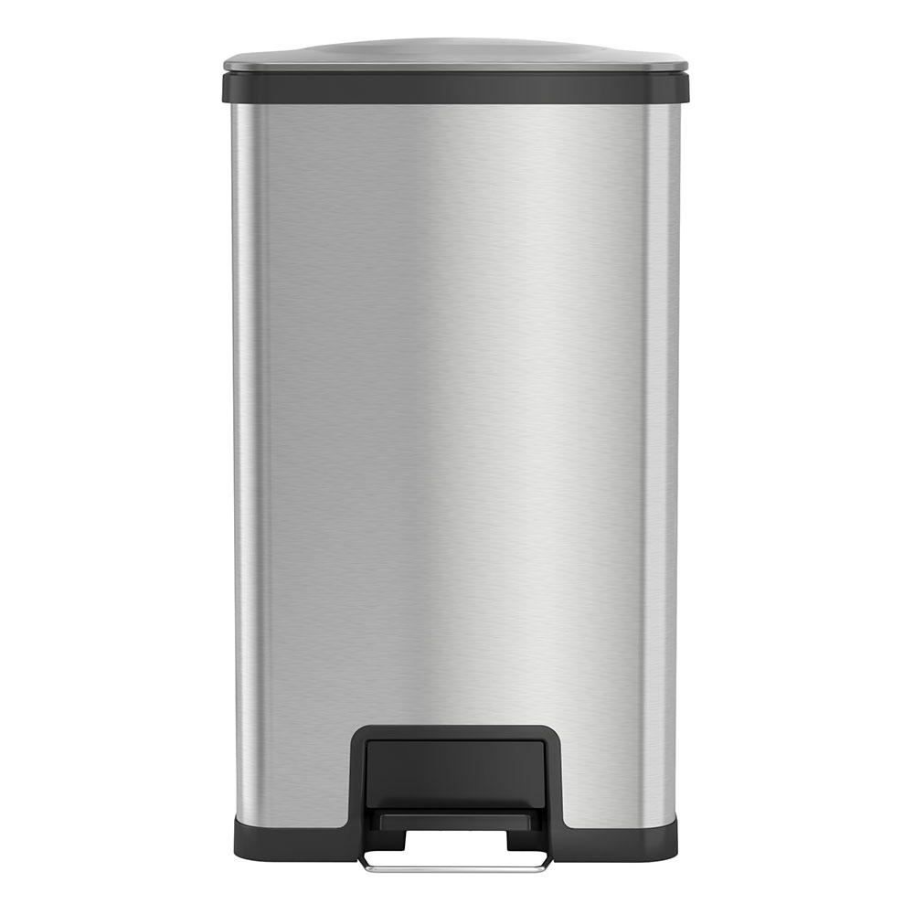 iTouchless 18 Gallon Step Garbage Kitchen Trash Can with BuiltIn