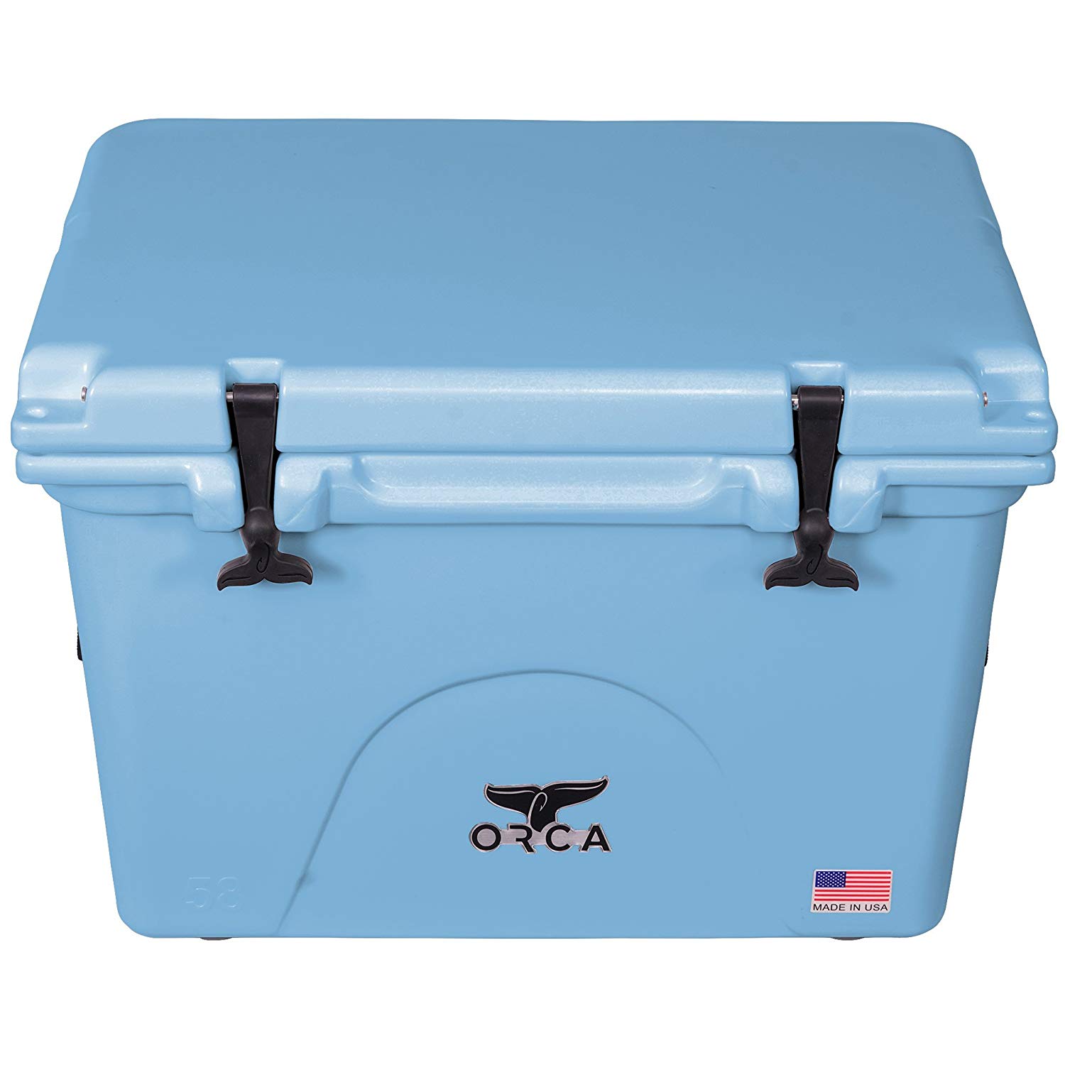 Orca ORCLB058 58 Quart 72 Can Roto Molded Insulated Ice Chest Cooler ...