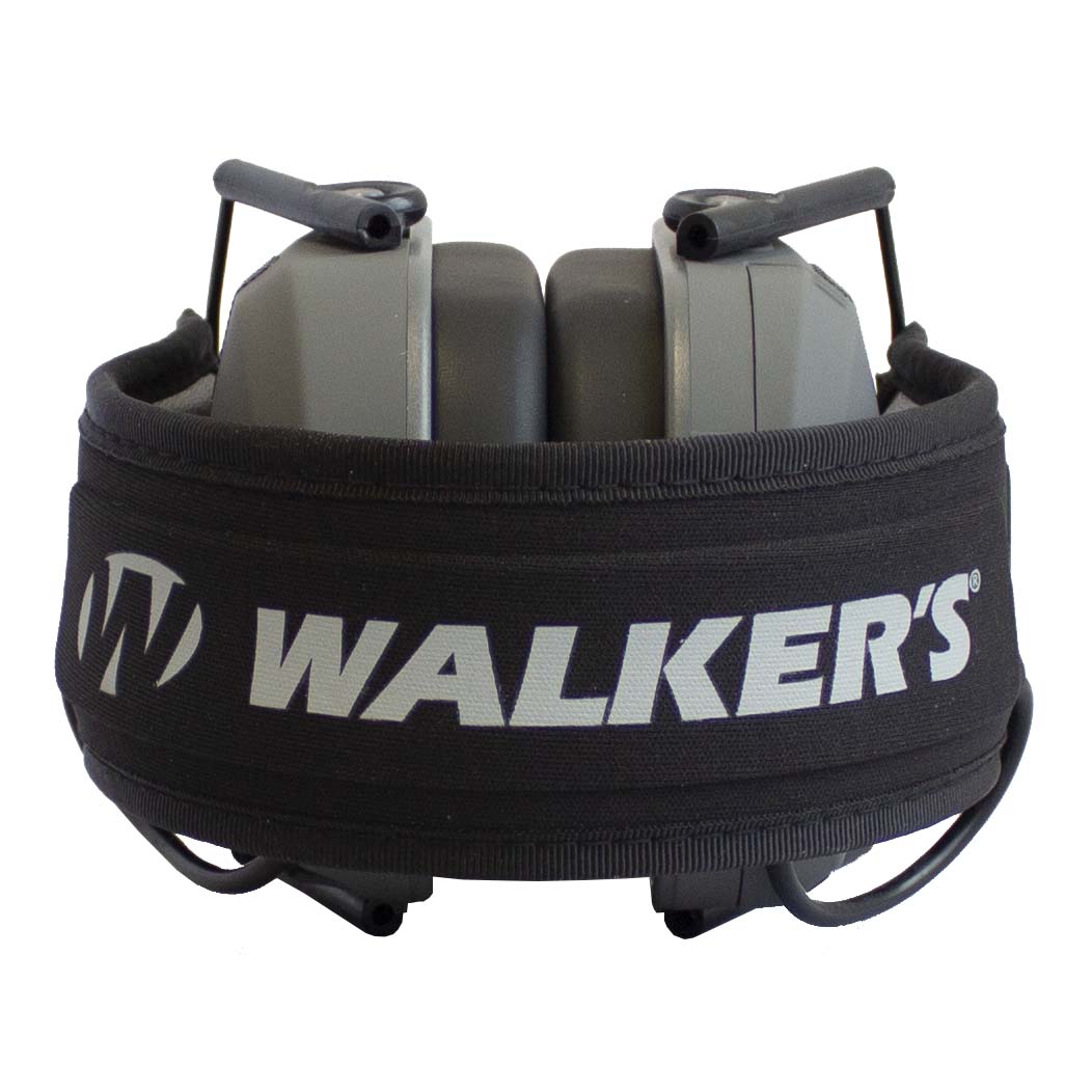 Walker's Razor Electronic Shooting Ear Muffs, Smoke Gray & Storage Case ...