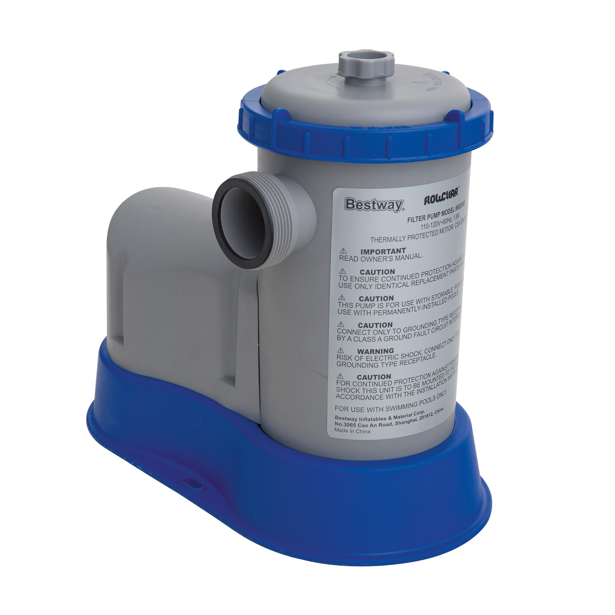 bestway gph above ground pool filter pump