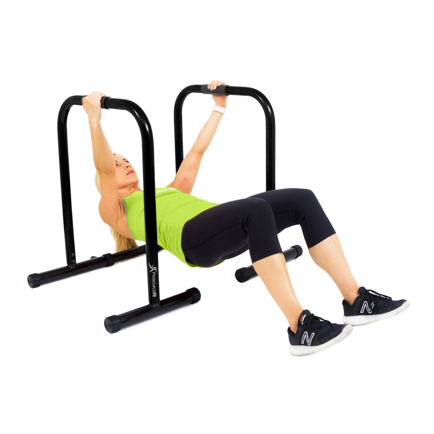 Adjustable Dip Bar Stand by Prosource Fit Parallel Station Equipment