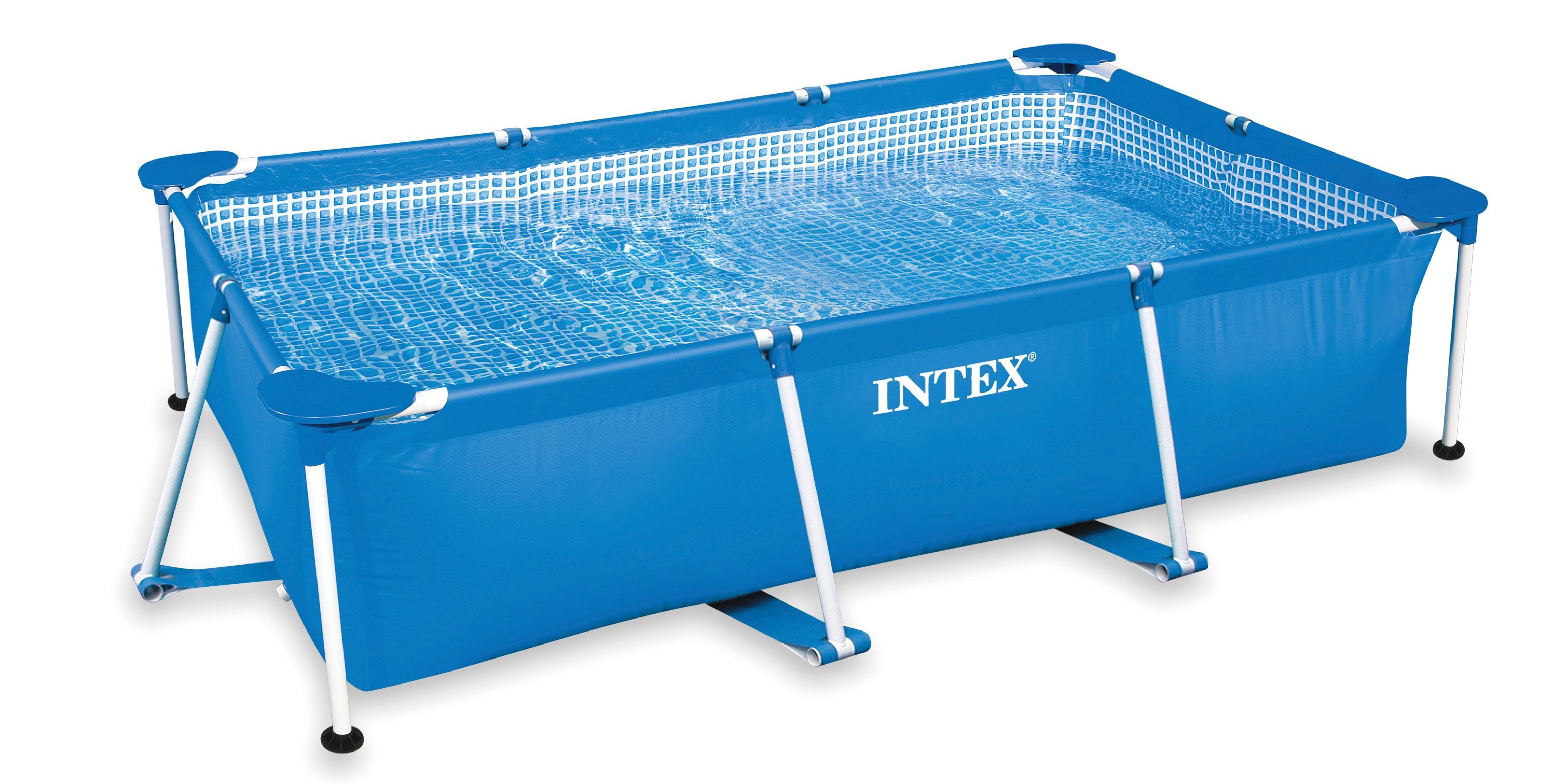 Intex 86 x 59 x 23 Inch Frame Above Ground Baby Splash Swimming Pool (For Parts)