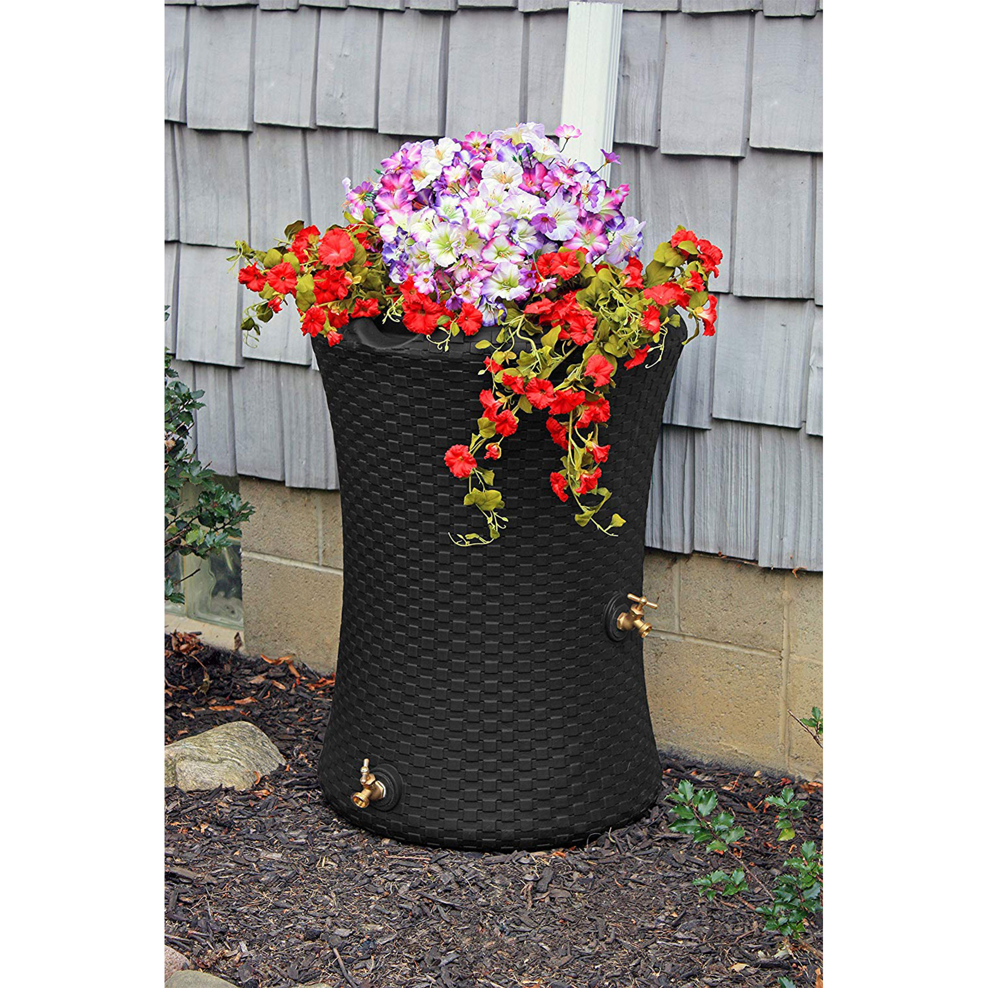 Good Ideas Impressions 50 Gallon Nantucket Rain Barrel
