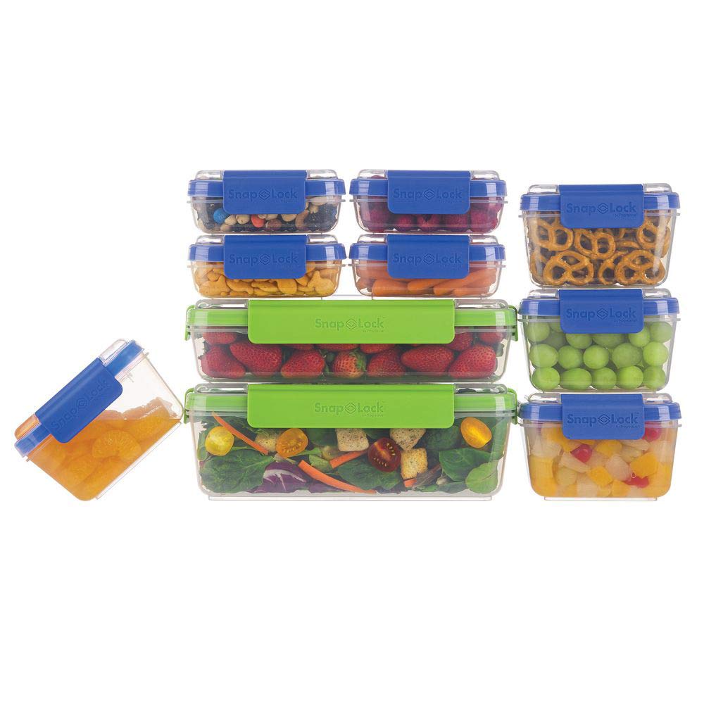 Progressive Snaplock Snack To Go Storage Stacking Container Set (Open