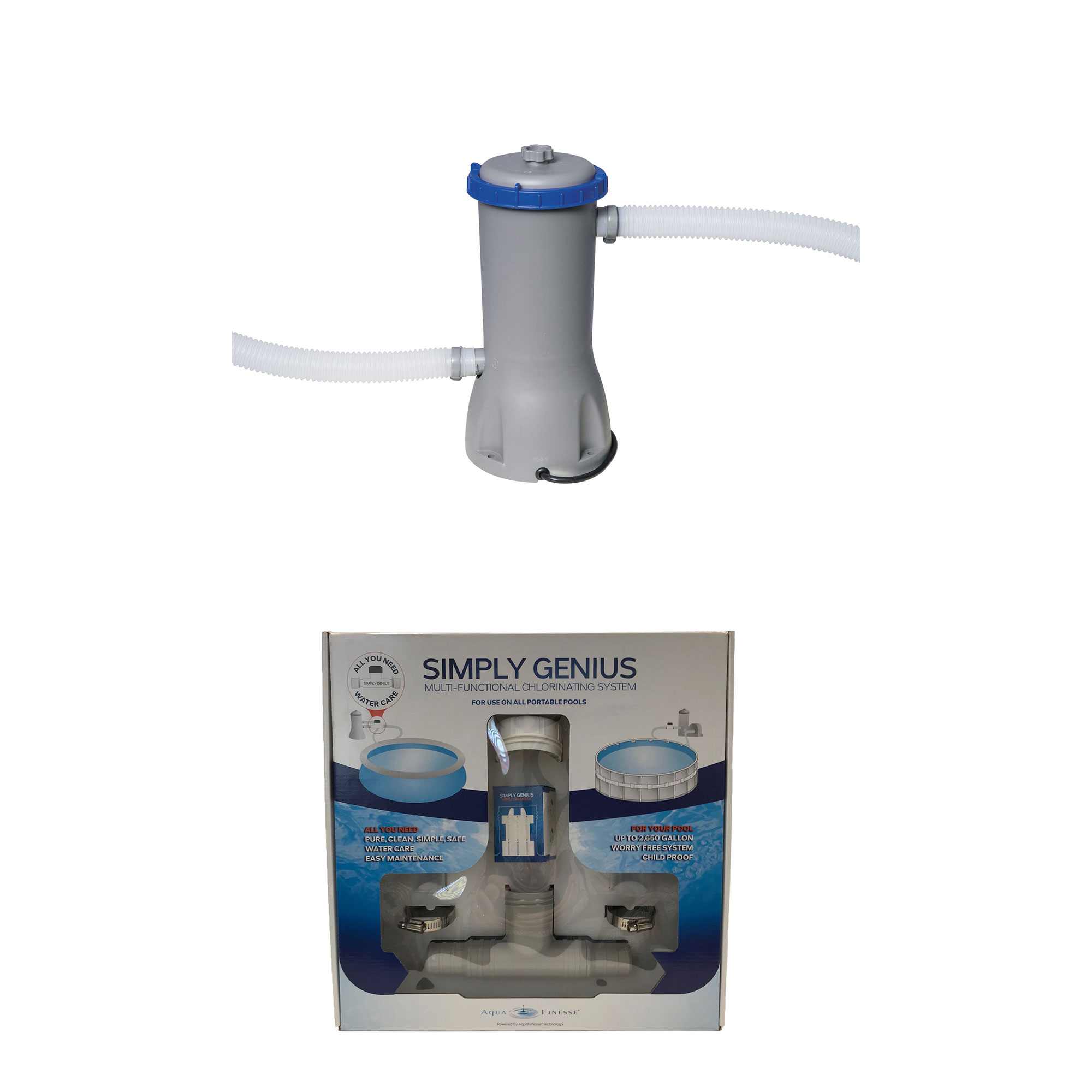 Bestway Pool Filter Cartridge Pump AquaFinesse Connect Kit Pool