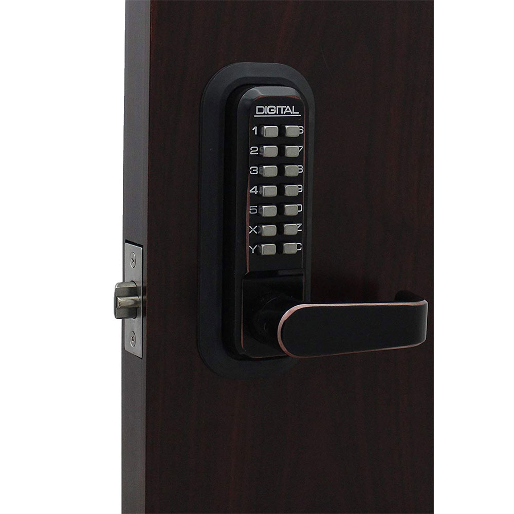 Lockey USA Mechanical Keyless Single Combination Keypad Door Lever Lock
