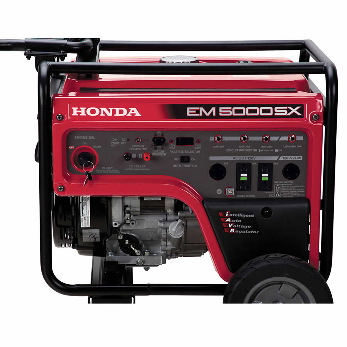 Honda EM5000SXK3 5,000 Watt Portable Electric Commercial Engine Power