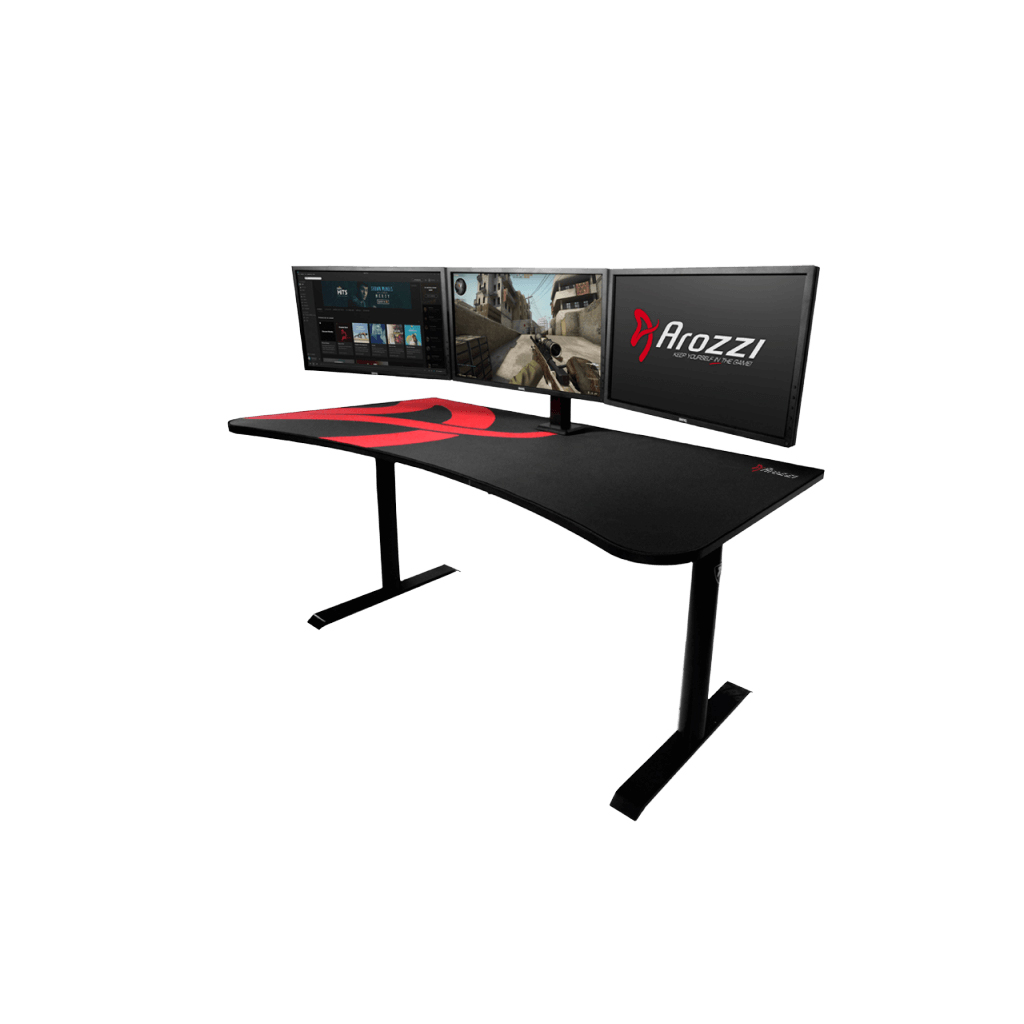 Arozzi Arena Full Surface Mouse Pad Gaming Computer Desk, Red (Open Box) eBay
