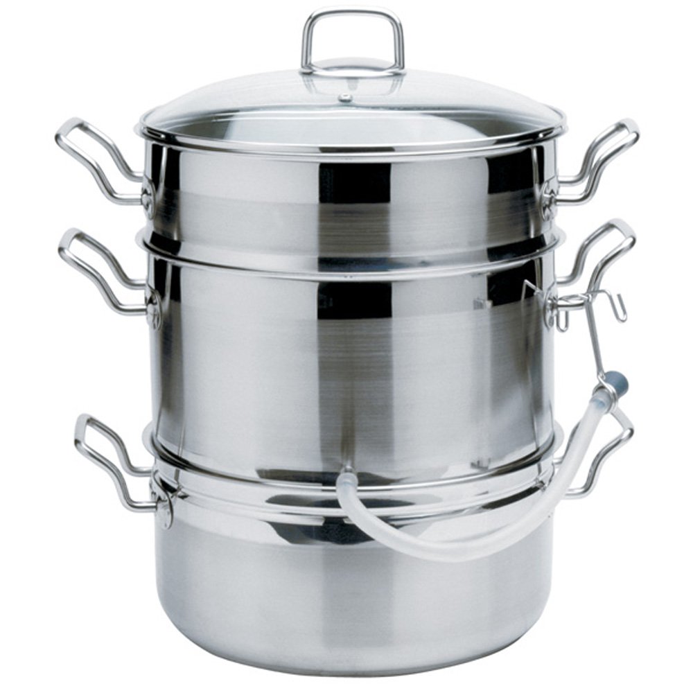 Norpro 624 Stainless Steel 11 Quart Steamer Pot and 4 Quart Juicer