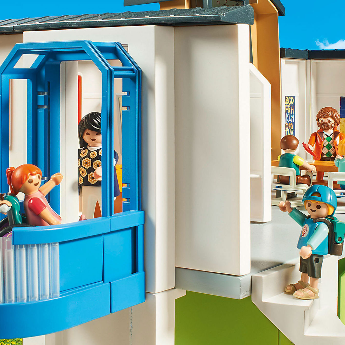 Playmobil Furnished School Building Kids Toddler Educational Toy Set