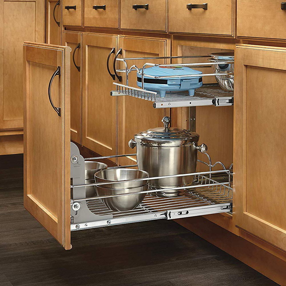 Rev-A-Shelf 15" Wide Base Kitchen Cabinet with Mount Kit for Pull Out Baskets 688962964792 | eBay