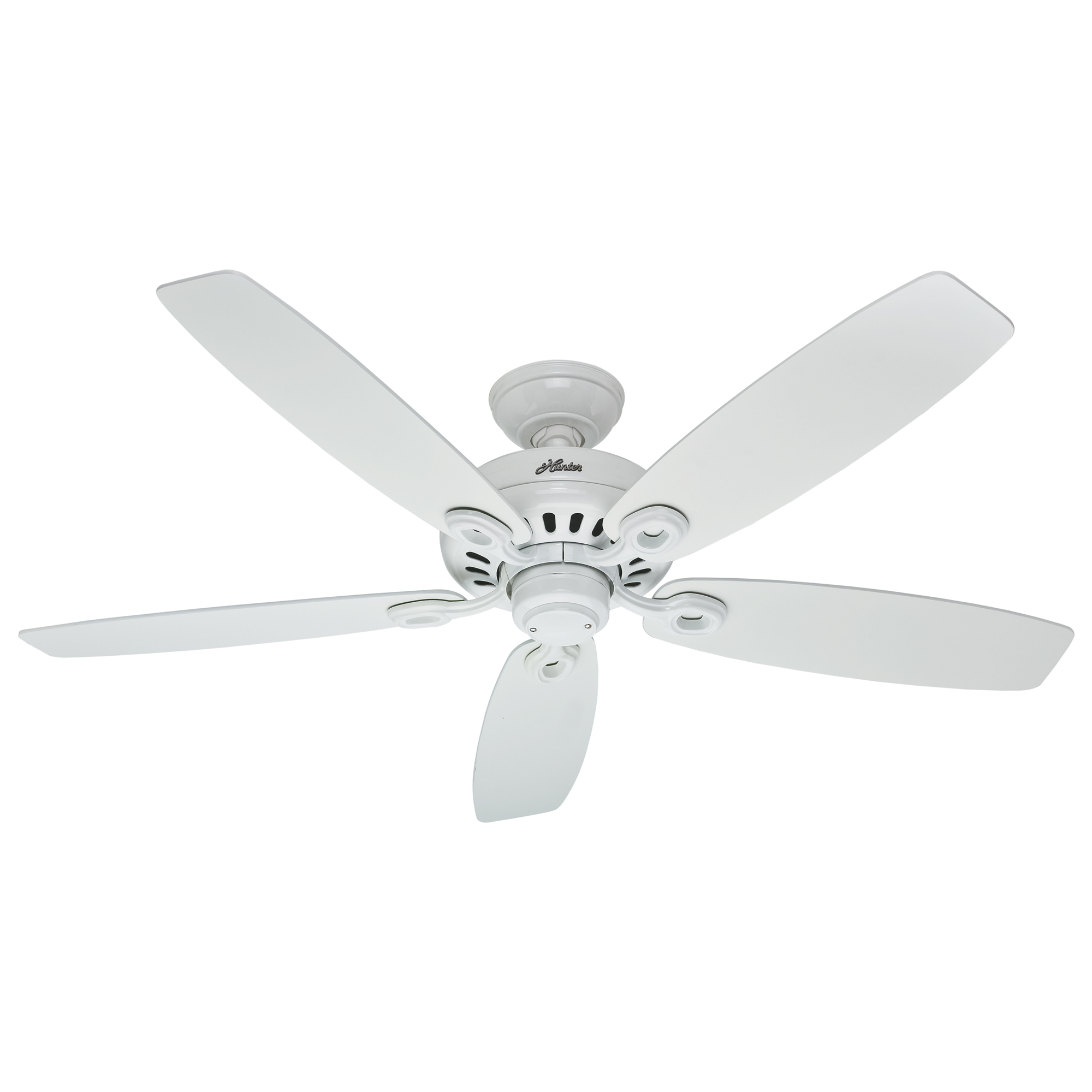 Details About Hunter Markham 52 Inch Indoor Ceiling Fan W 5 Blades And Pull Chain Snow White