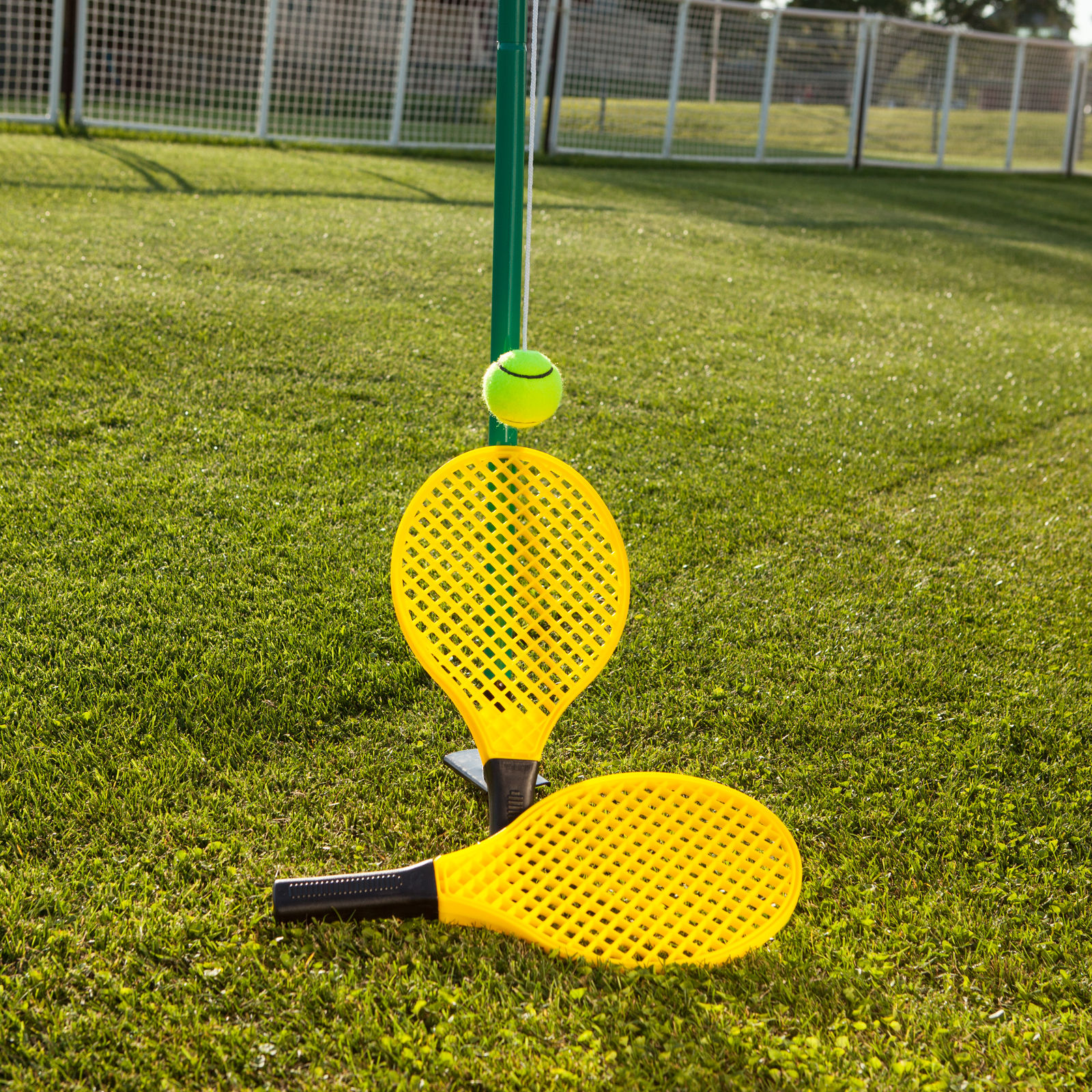 Champion Sports Tether Pole Tennis Tetherball Outdoor Game Set w