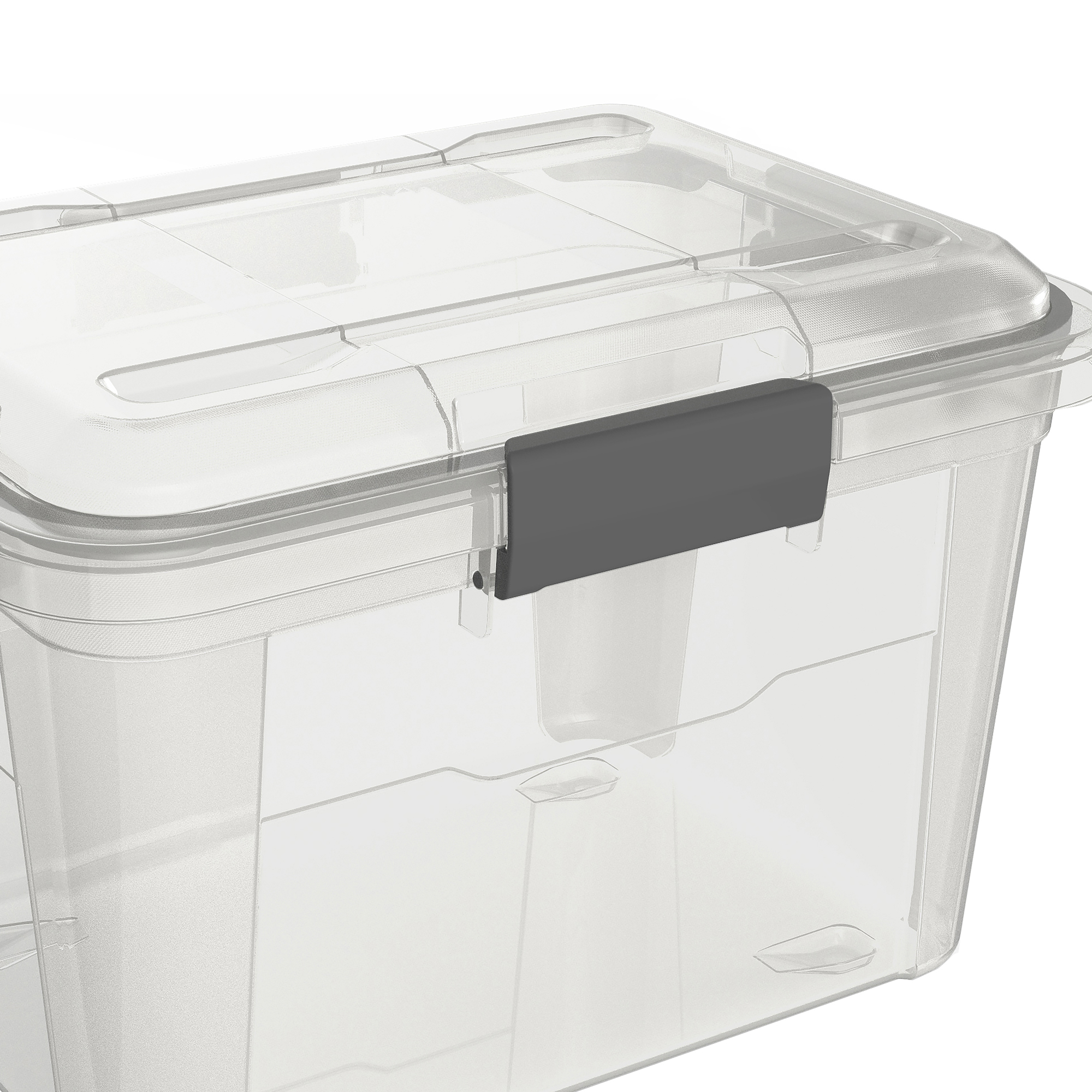 Ezy Storage Weather Proof Ip65 5 Gallon Plastic Storage Container Bin Box W Lid Ebay