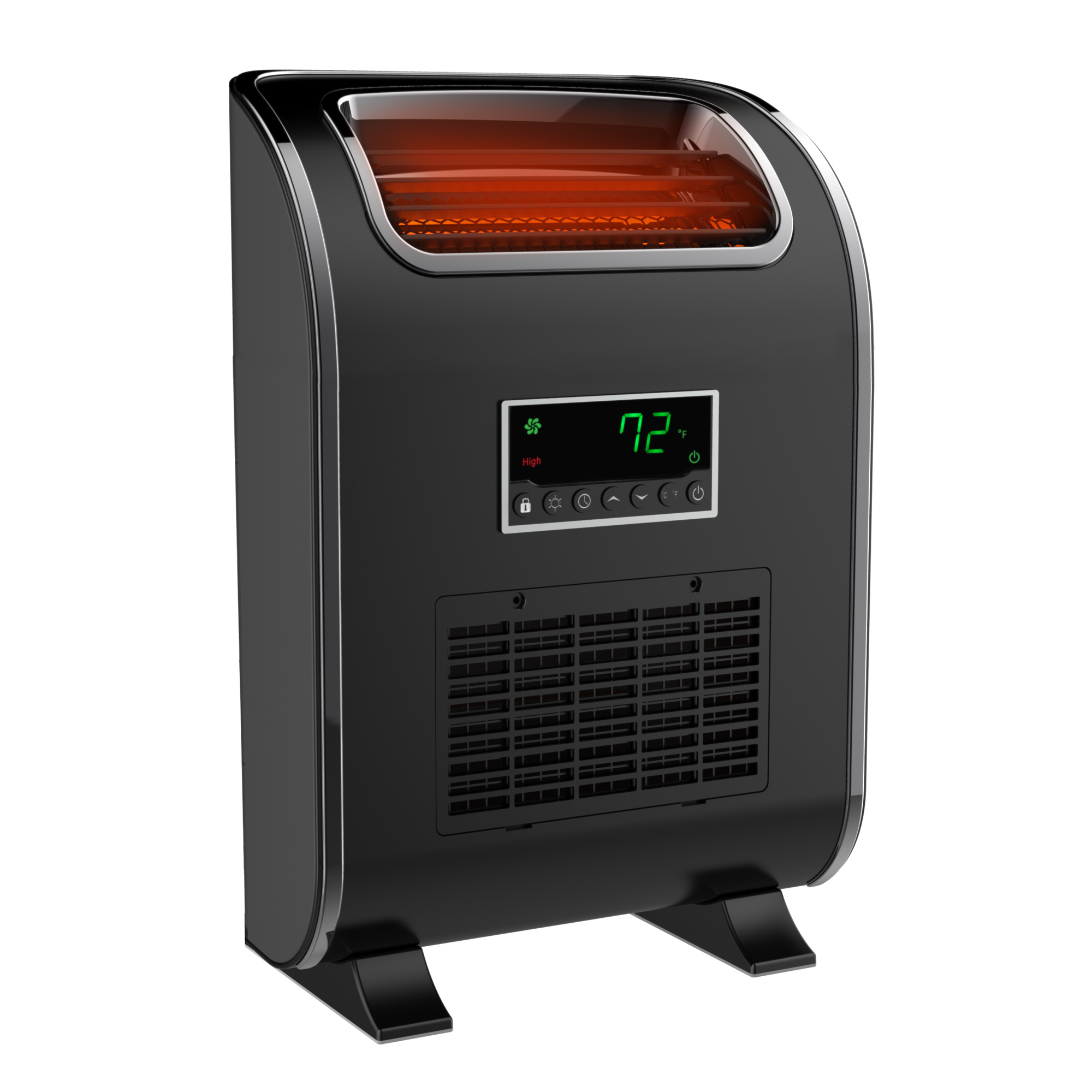 Lifesmart Slimline Wall 1500W Infrared Quartz Room Space Heater (Open