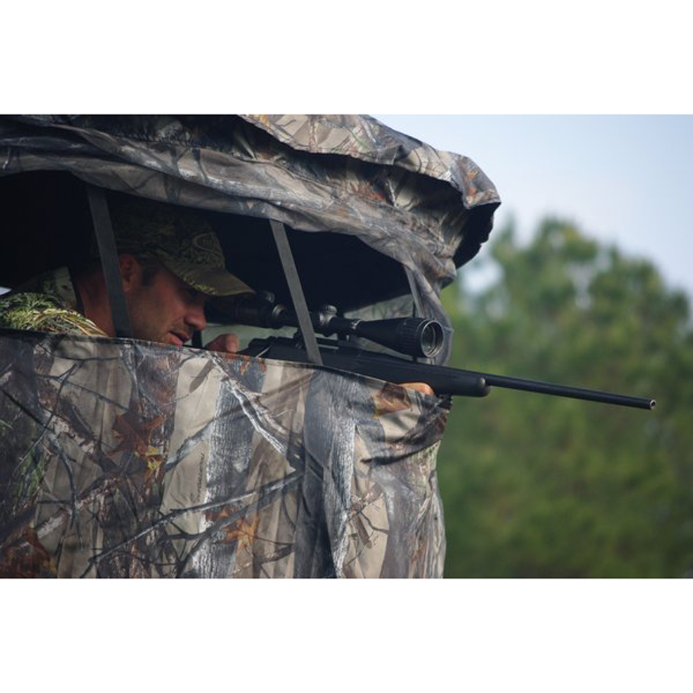 Cooper Hunting CB5119 Chameleon RealTree Camo Mesh Gun Blind with Carrying Bag 761856463875 eBay