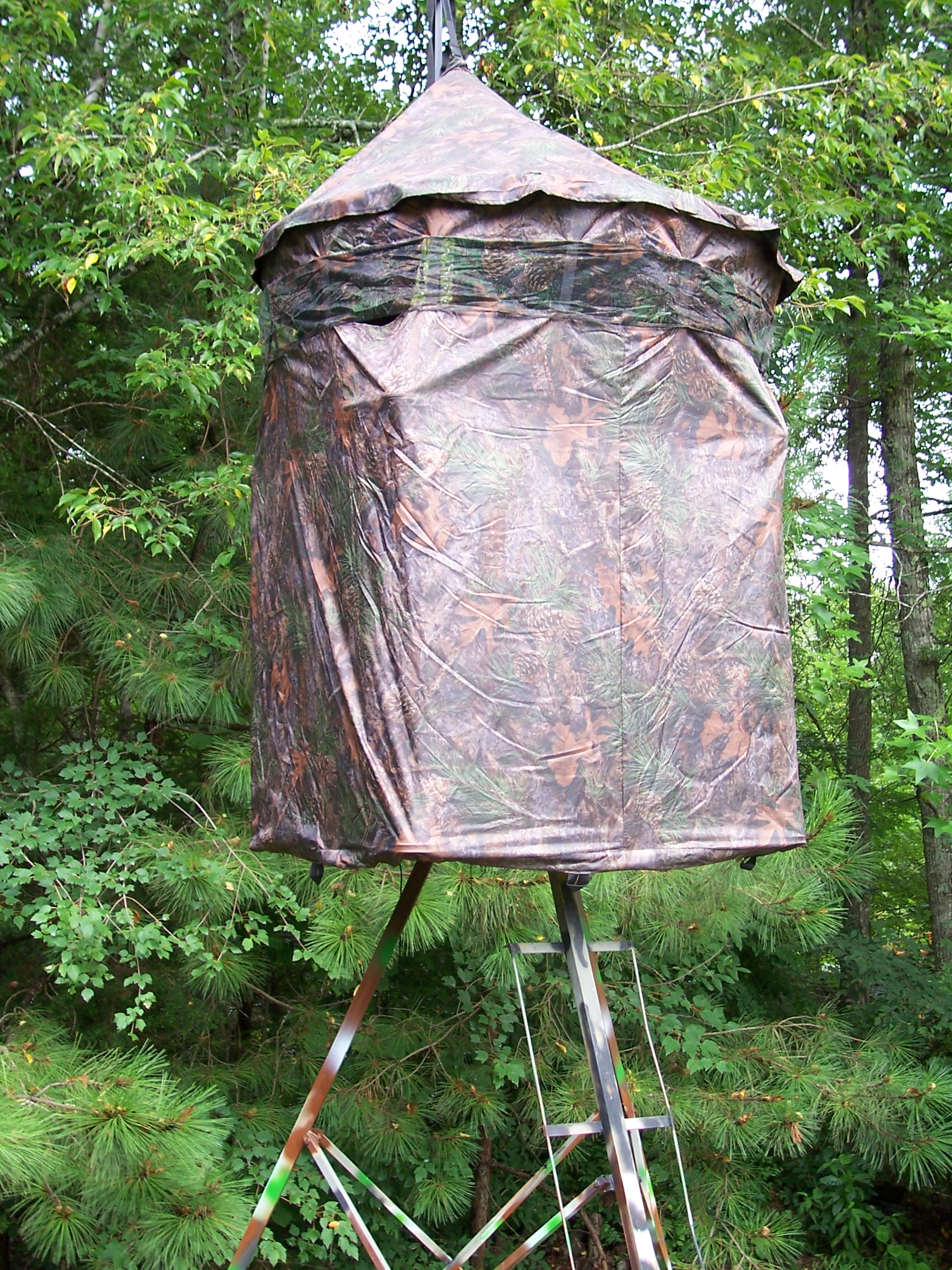 Cooper Hunting Chameleon Realtree Camo Concealment Cover Blind For Tree