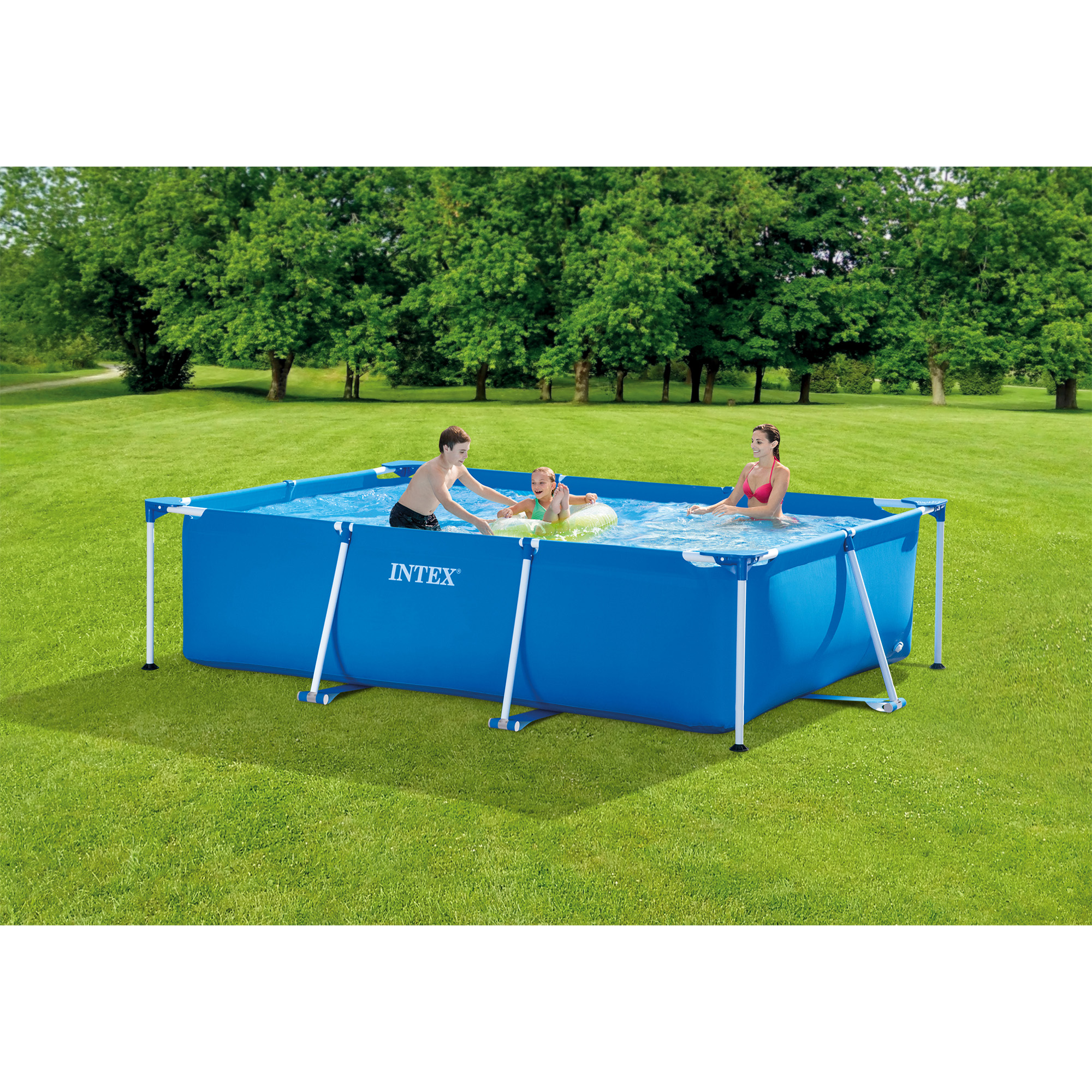 intex rectangle above ground pool