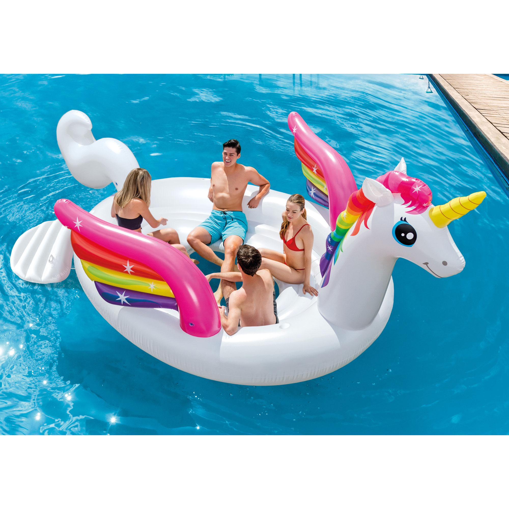 intex unicorn party island