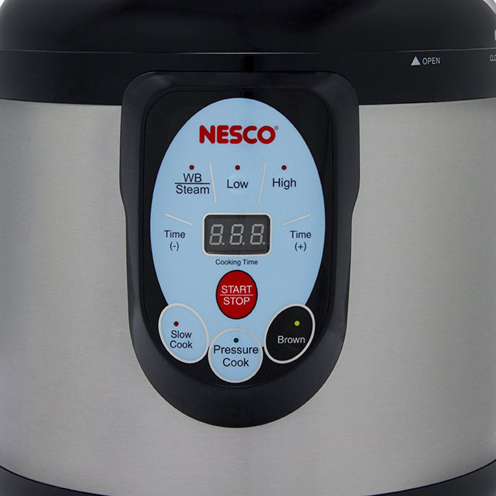 Nesco 9 Quart Smart Canner & Pressure Cooker Steamer Slow Cooker